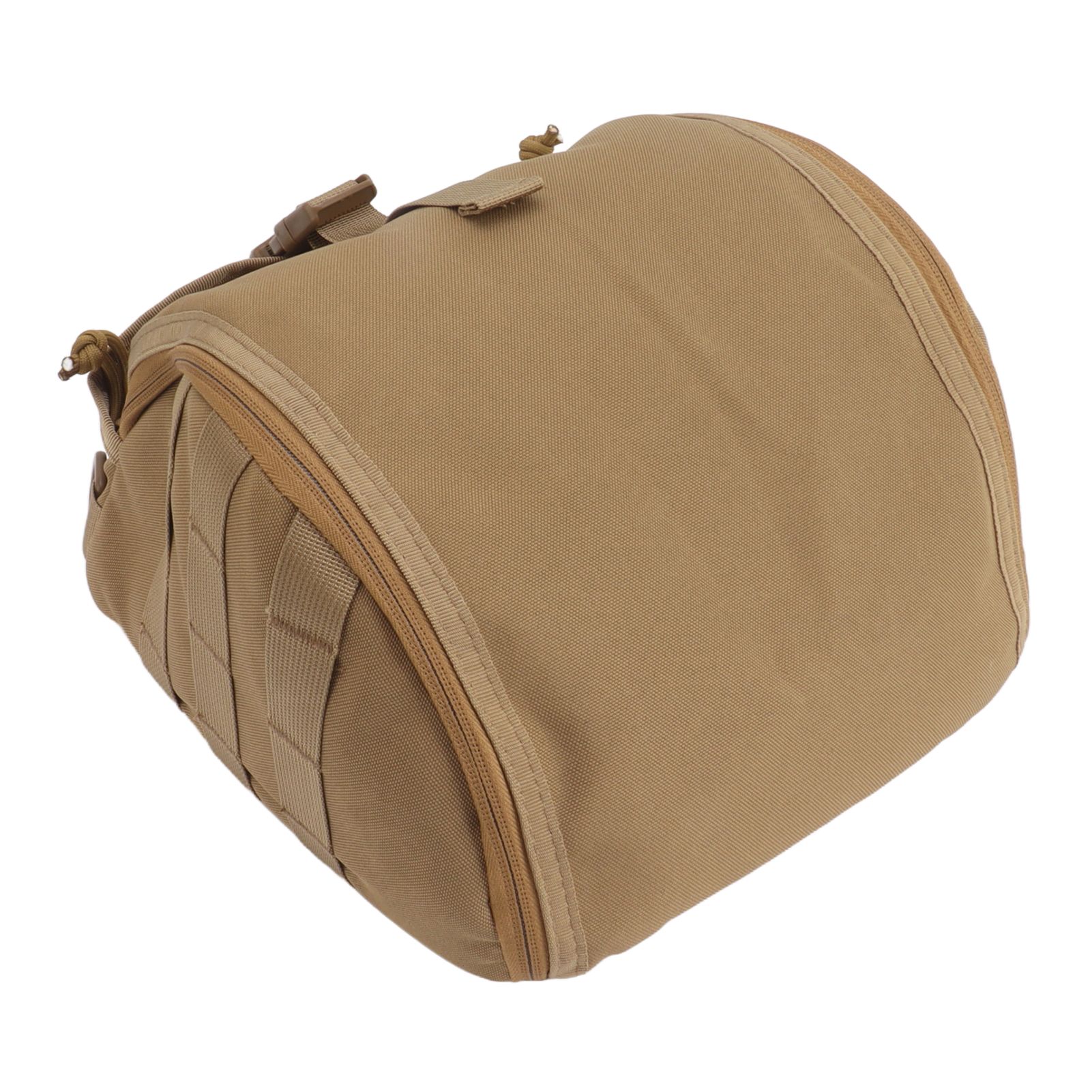Outdoor Helmet Bag Nylon Waterproof Motorcycle Bike Bicycle Helmet Bag for Camping Hiking Khaki - Image 3