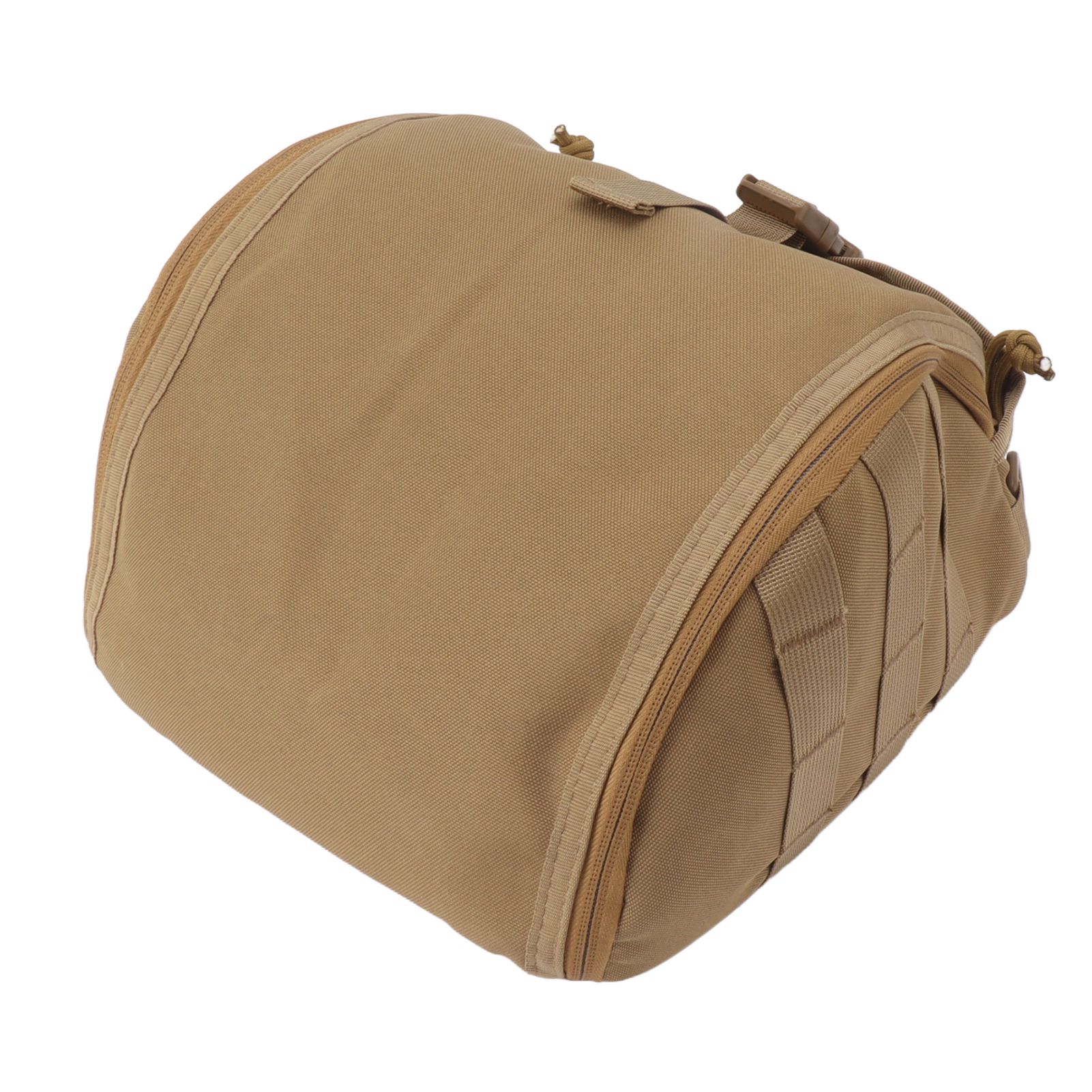 Outdoor Helmet Bag Nylon Waterproof Motorcycle Bike Bicycle Helmet Bag for Camping Hiking Khaki - Image 5