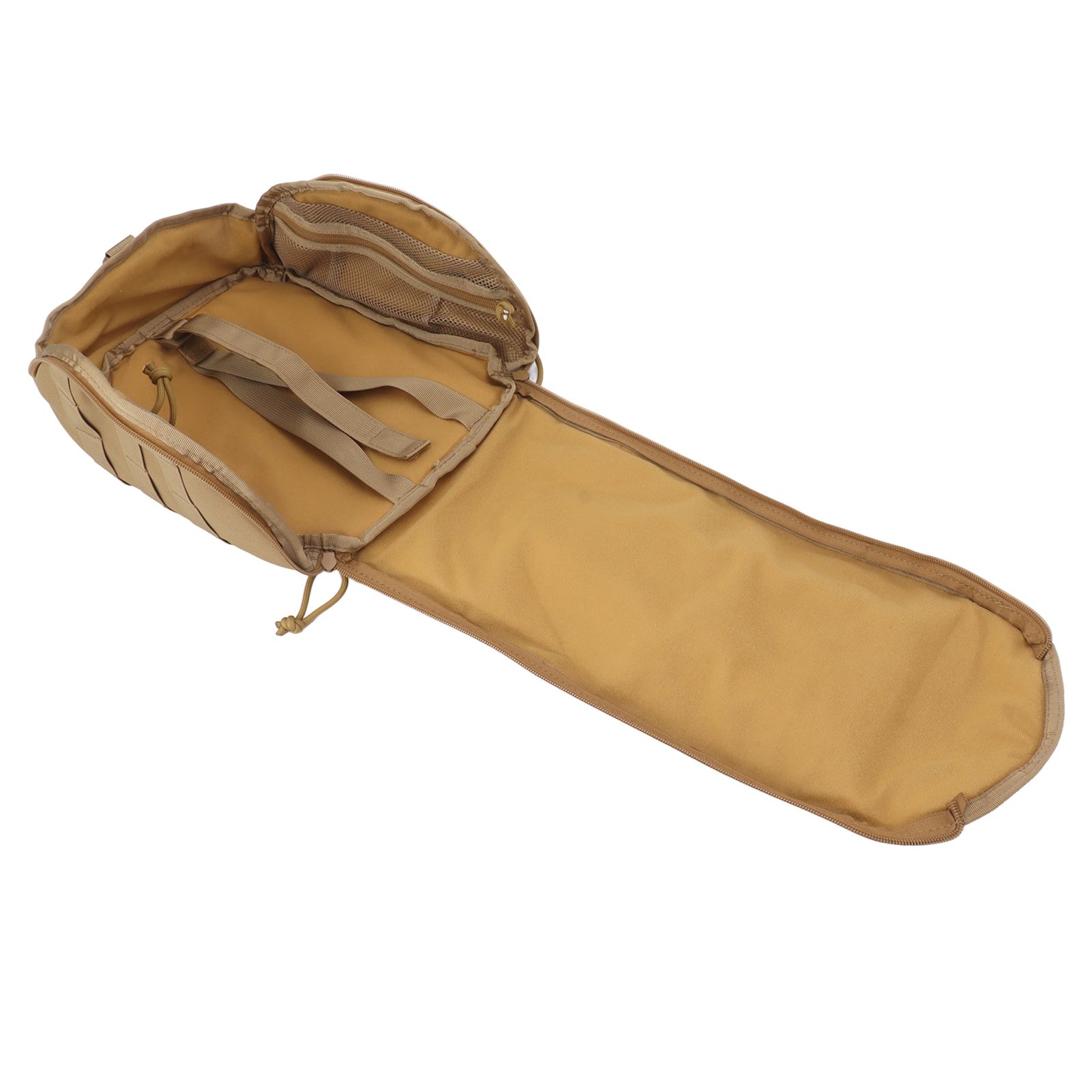 Outdoor Helmet Bag Nylon Waterproof Motorcycle Bike Bicycle Helmet Bag for Camping Hiking Khaki - Image 7