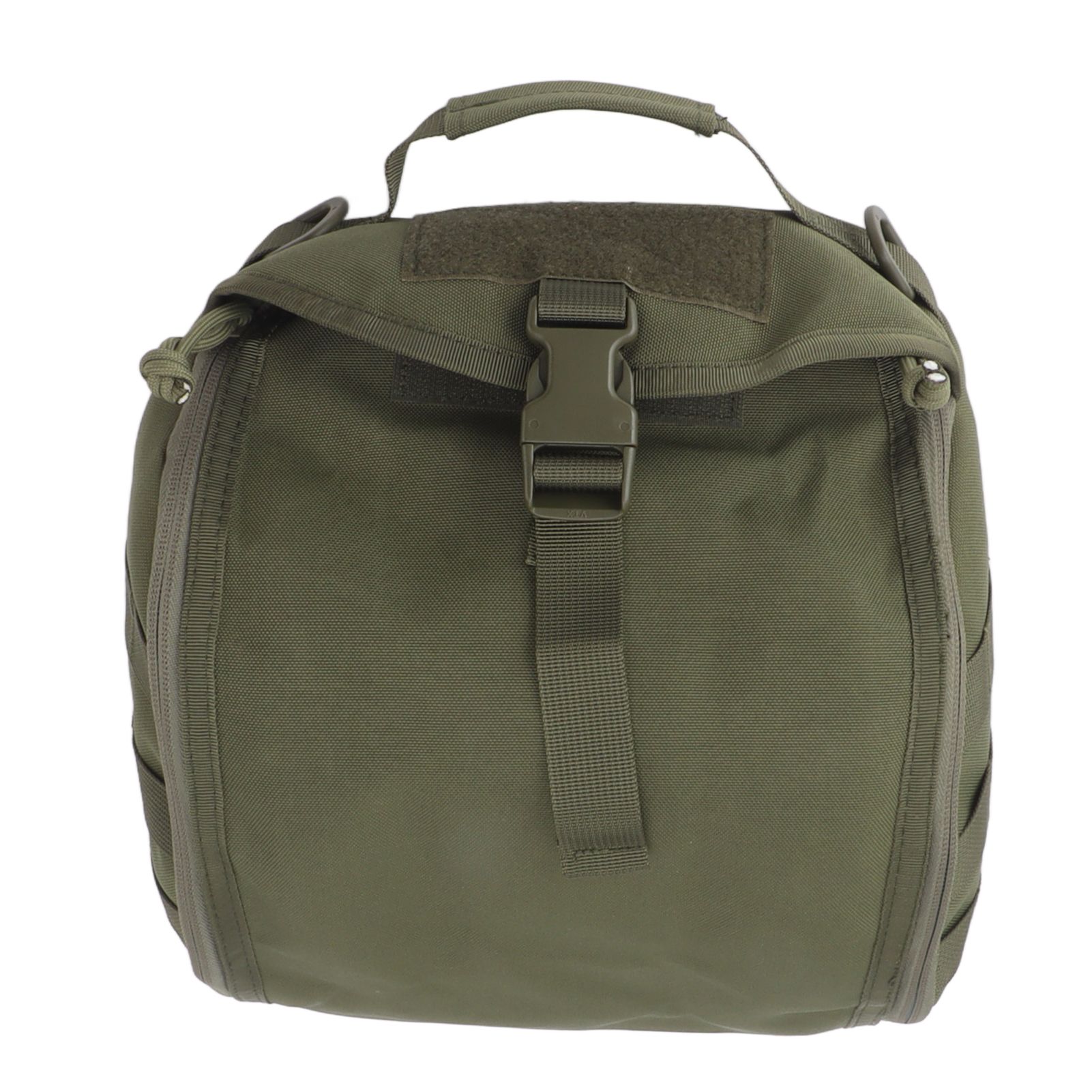 Outdoor Helmet Bag Nylon Waterproof Motorcycle Bike Bicycle Helmet Bag for Camping Hiking OD Green - Image 1