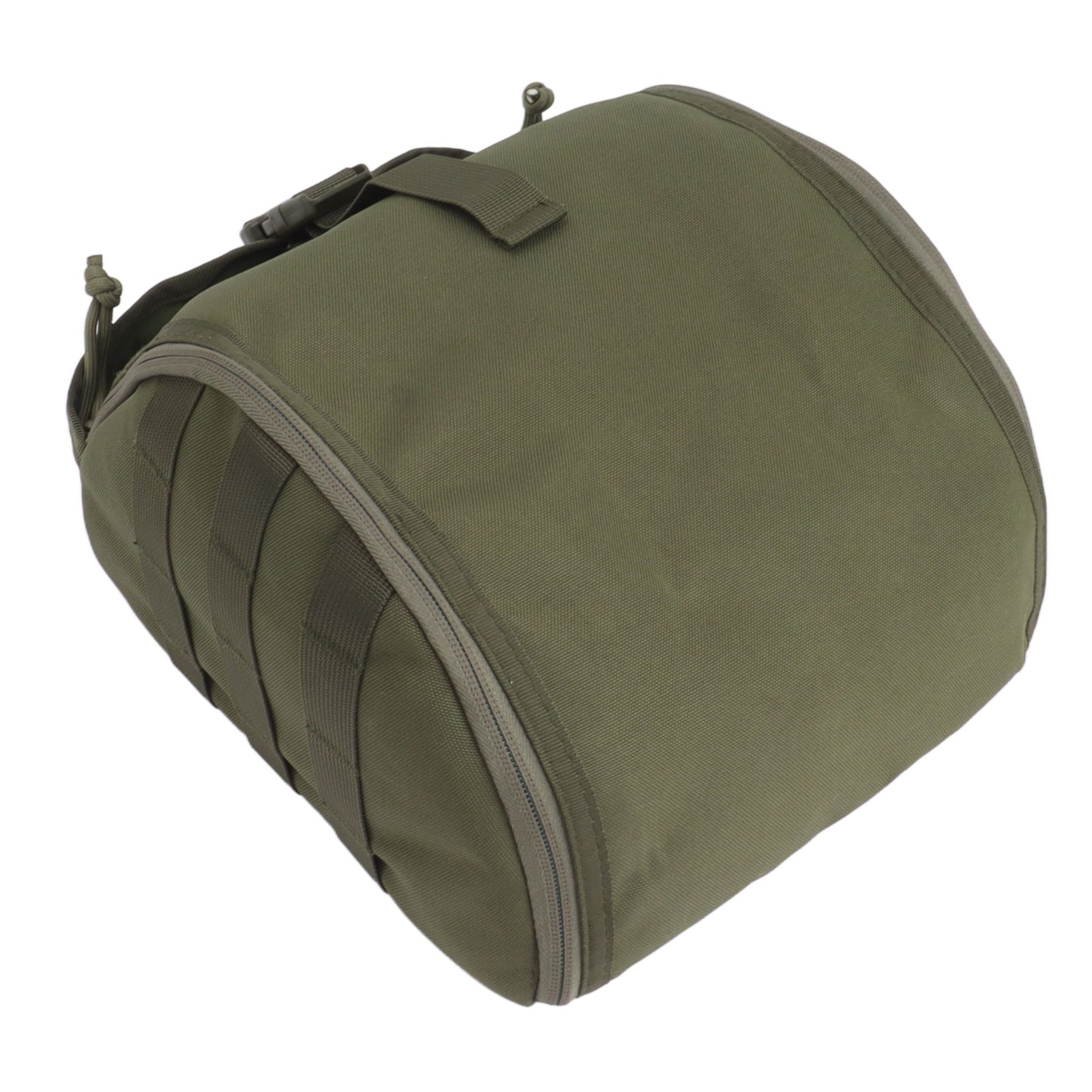 Outdoor Helmet Bag Nylon Waterproof Motorcycle Bike Bicycle Helmet Bag for Camping Hiking OD Green - Image 3