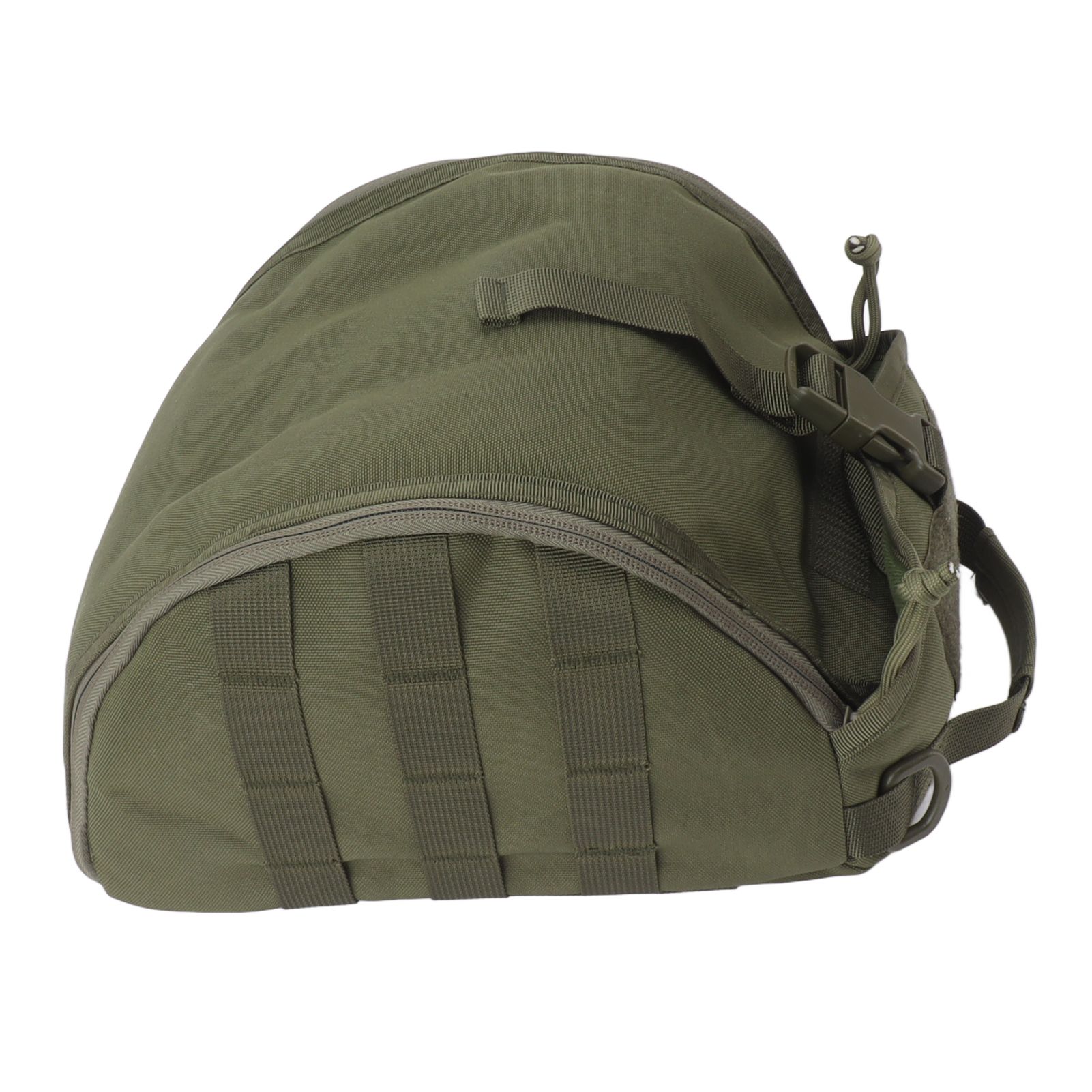 Outdoor Helmet Bag Nylon Waterproof Motorcycle Bike Bicycle Helmet Bag for Camping Hiking OD Green - Image 6
