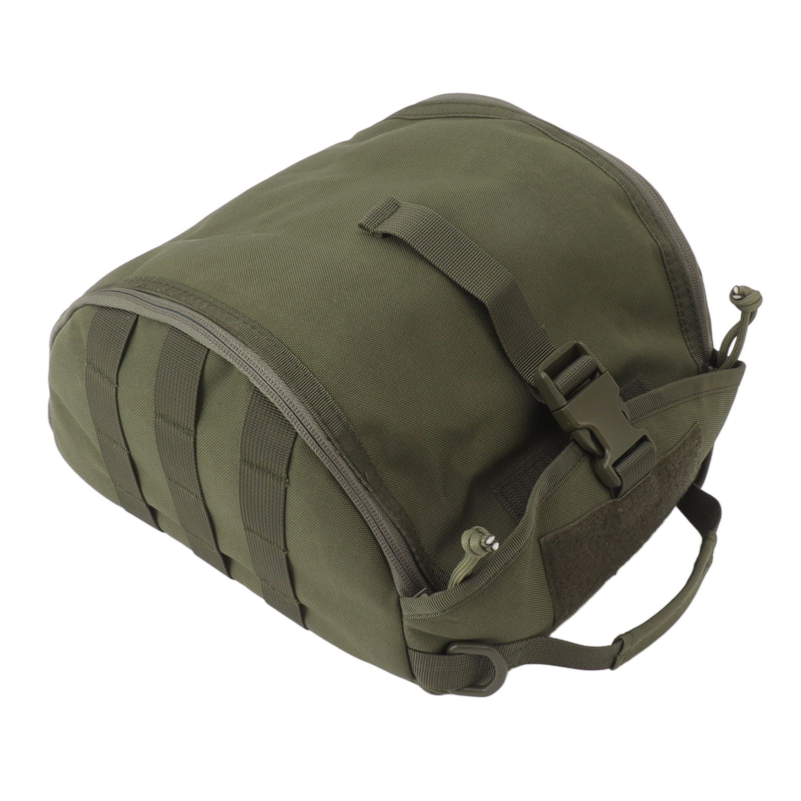 Outdoor Helmet Bag Nylon Waterproof Motorcycle Bike Bicycle Helmet Bag for Camping Hiking OD Green - Image 7