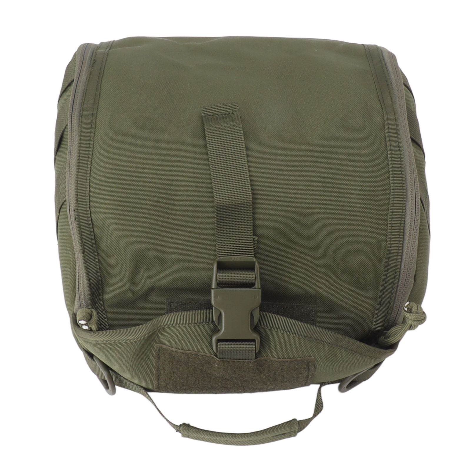 Outdoor Helmet Bag Nylon Waterproof Motorcycle Bike Bicycle Helmet Bag for Camping Hiking OD Green - Image 8