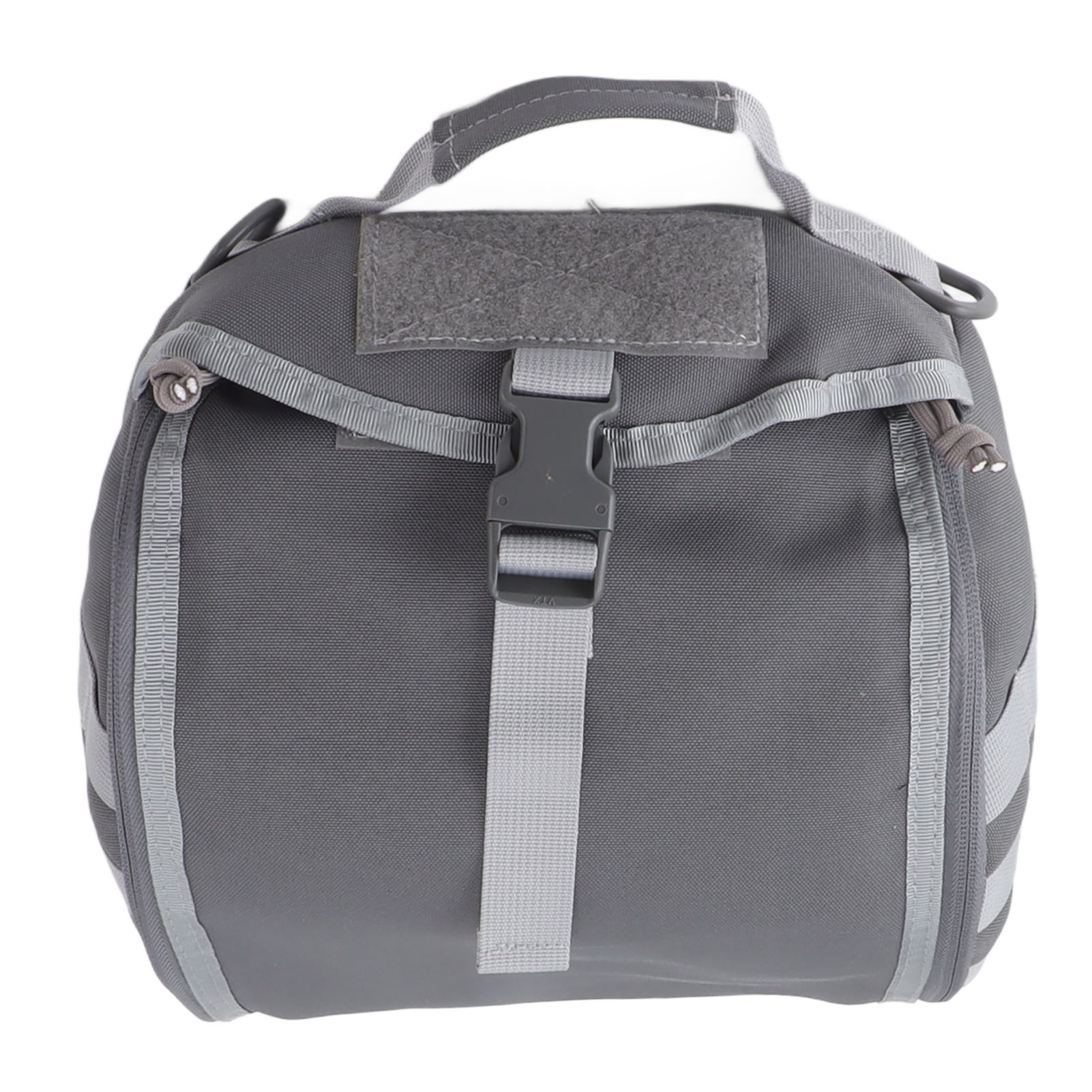 Outdoor Helmet Bag Nylon Waterproof Motorcycle Bike Bicycle Helmet Bag for Camping Hiking Gray - Image 1