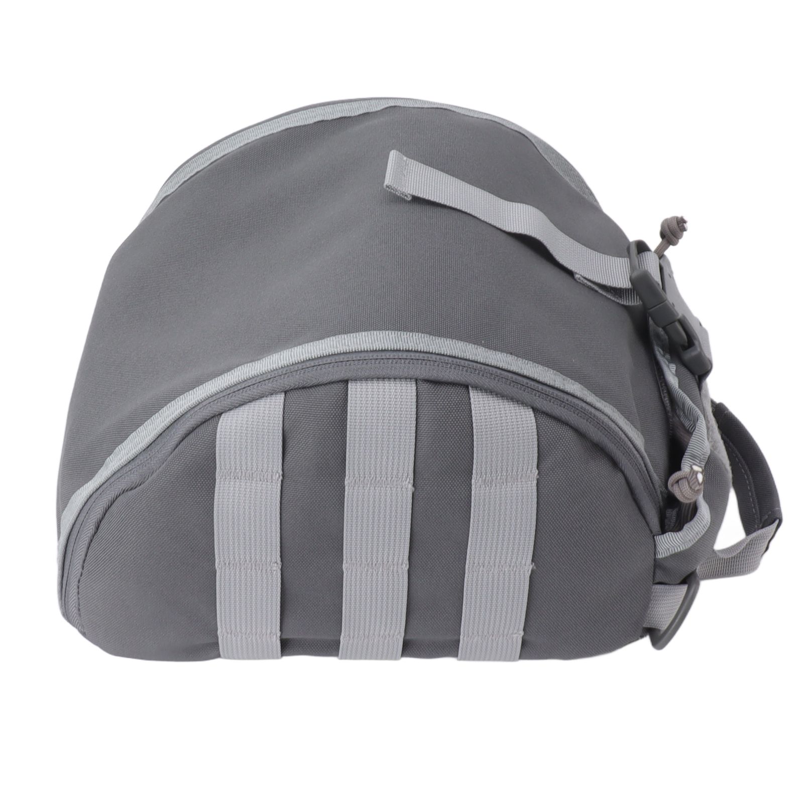 Outdoor Helmet Bag Nylon Waterproof Motorcycle Bike Bicycle Helmet Bag for Camping Hiking Gray - Image 5