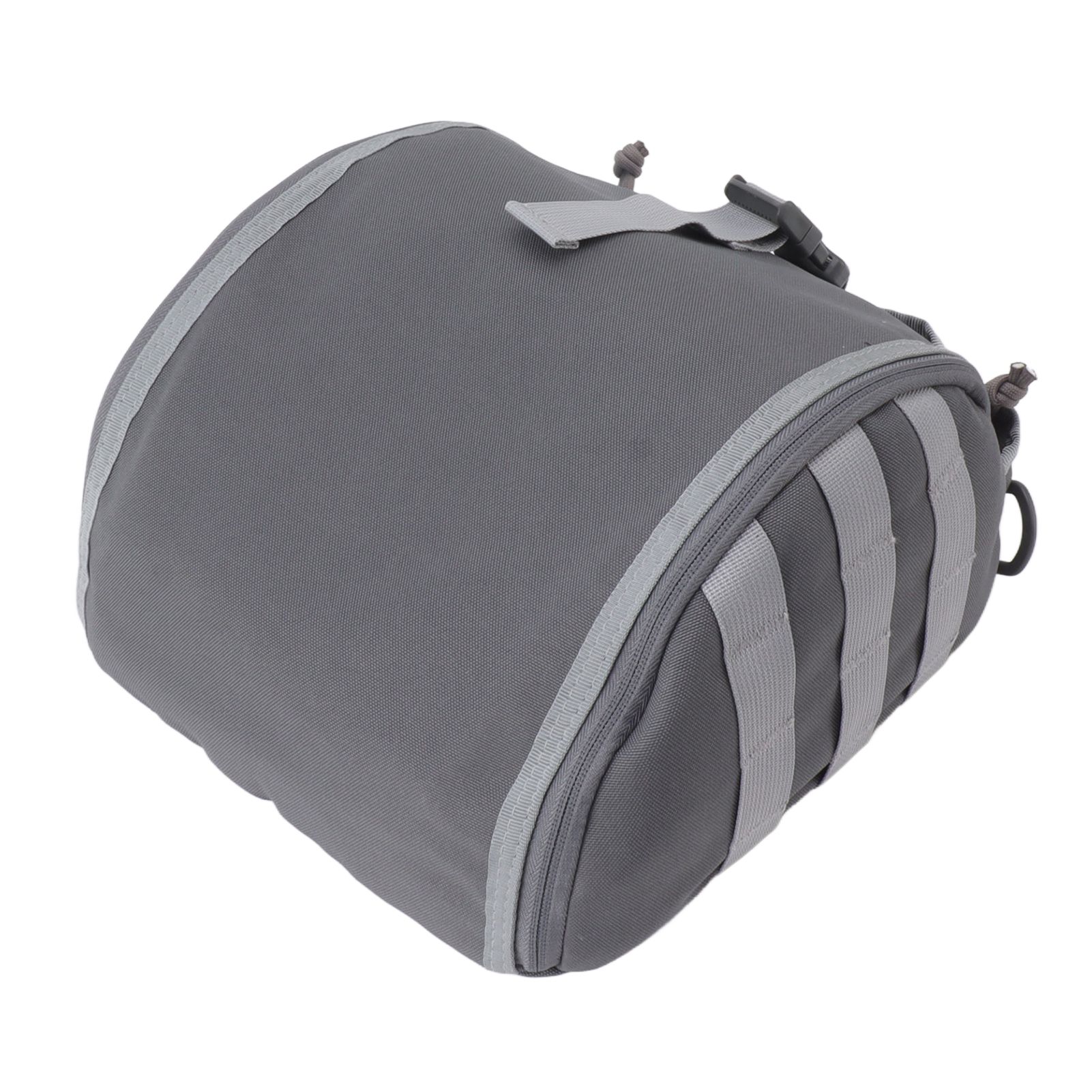 Outdoor Helmet Bag Nylon Waterproof Motorcycle Bike Bicycle Helmet Bag for Camping Hiking Gray - Image 6