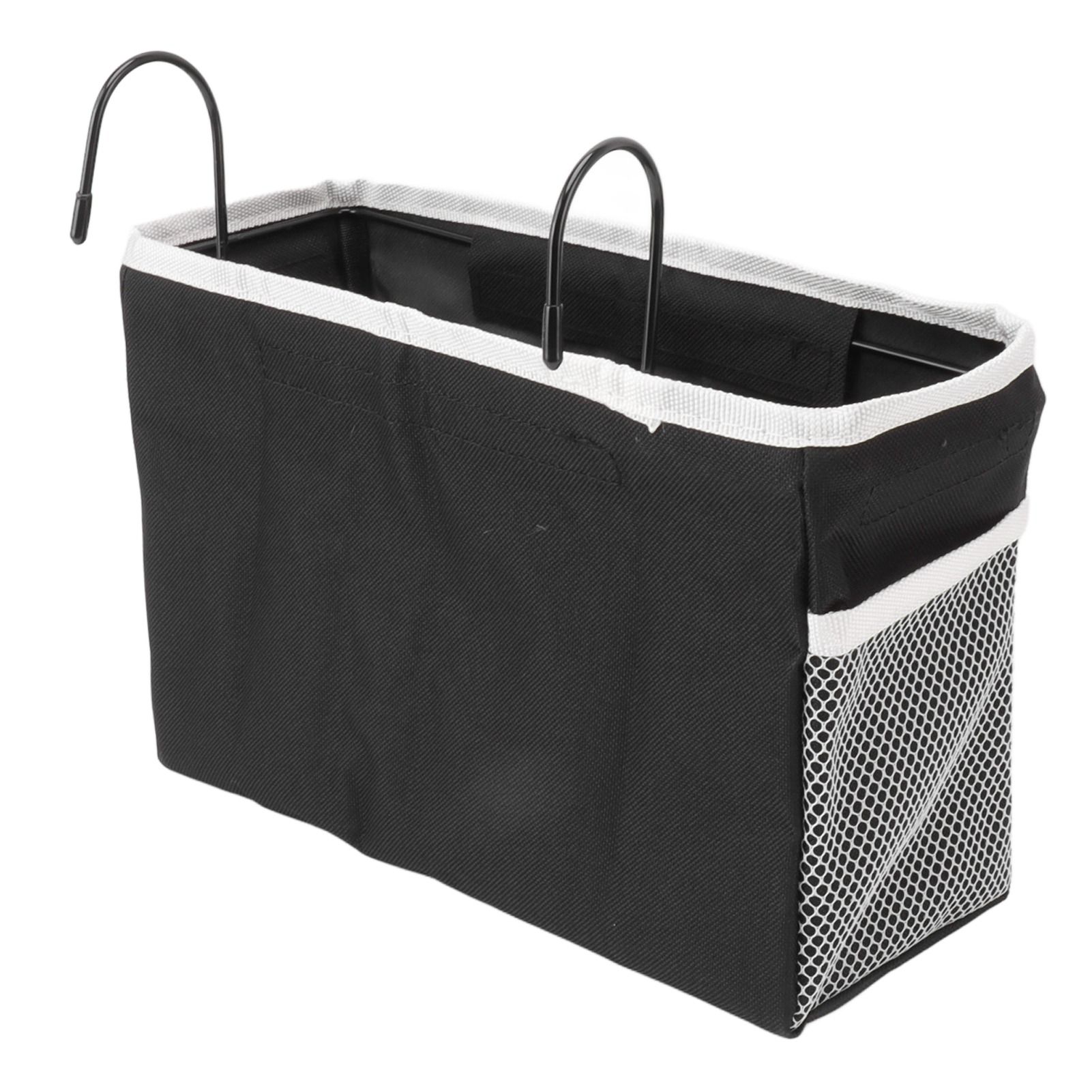 Bedside Storage Basket Hook Hanging Canvas Bag Rail Organization Shelf for Dormitory Office Living Room - Image 6