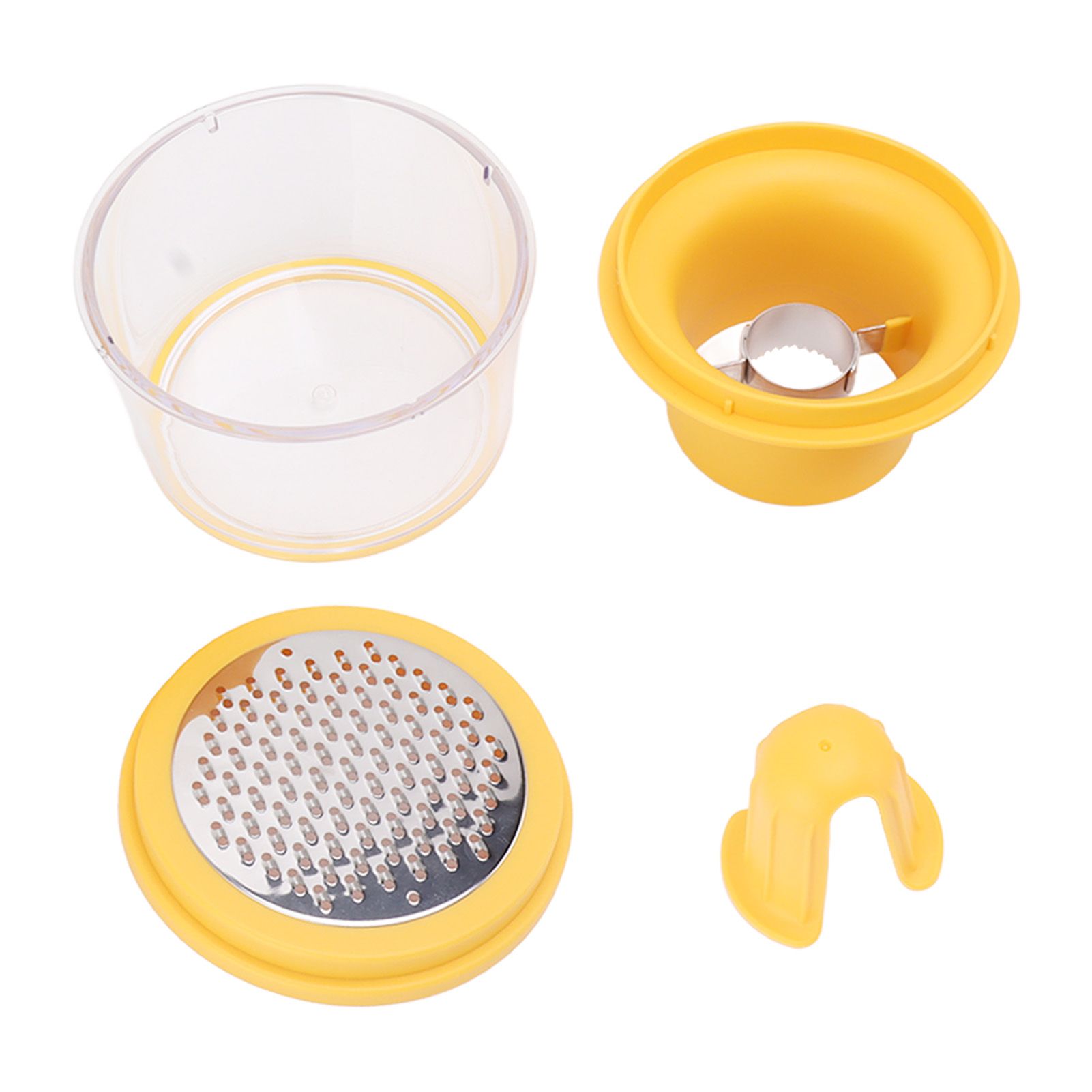 Corn Peeler 4 in 1 Multifunction Corn Stripper Stainless Steel Corn Sheller with Bowl and Grinding Cover - Image 1