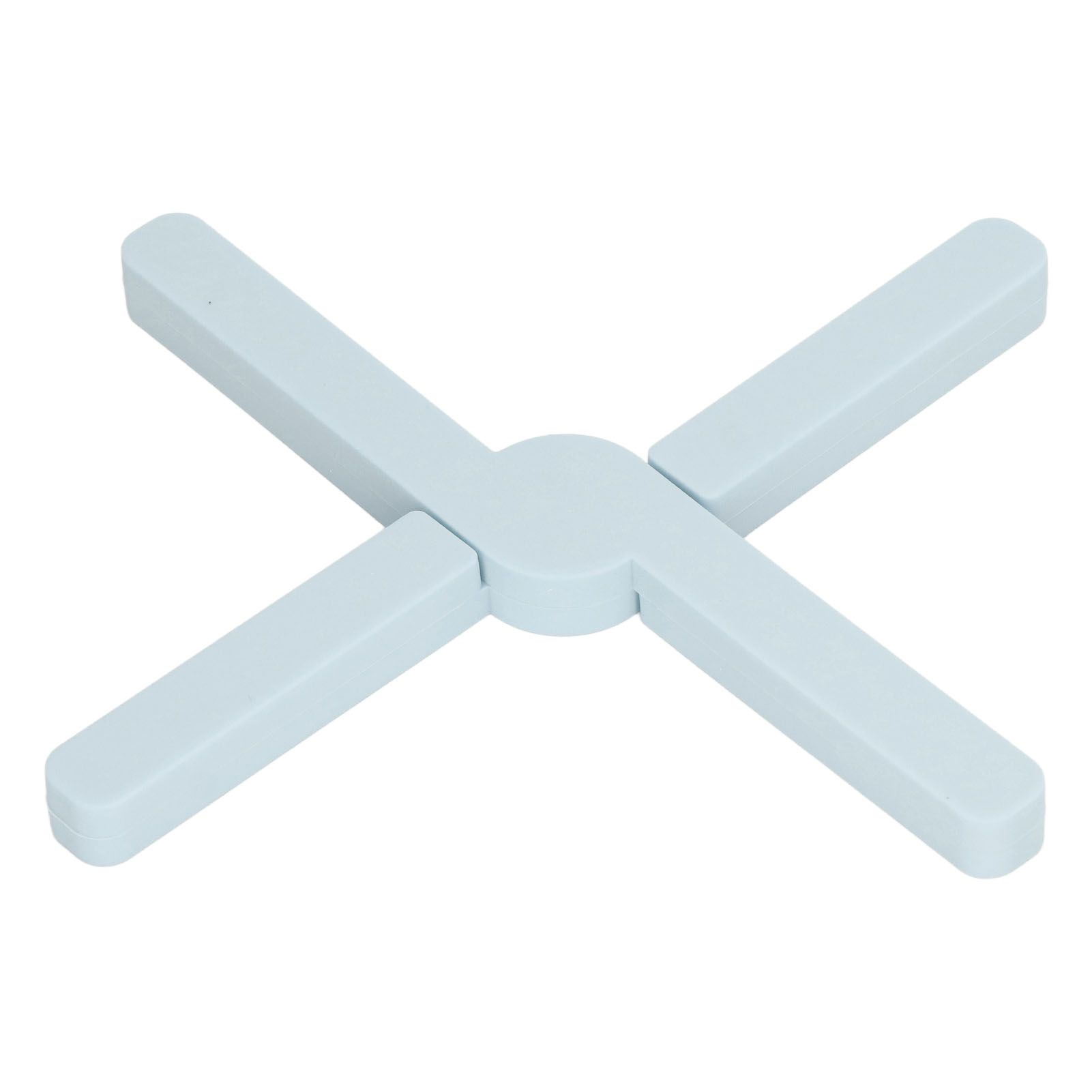 Silicone Trivet Thickened Foldable Heat Resistant Anti Slip Space Saving Collapsible Trivet for Home Kitchen Cooking Blue - Image 5