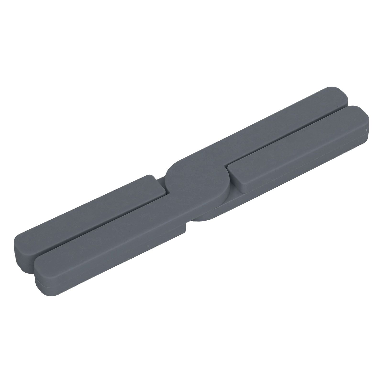 Silicone Trivet Thickened Foldable Heat Resistant Anti Slip Space Saving Collapsible Trivet for Home Kitchen Cooking Dark Gray - Image 1