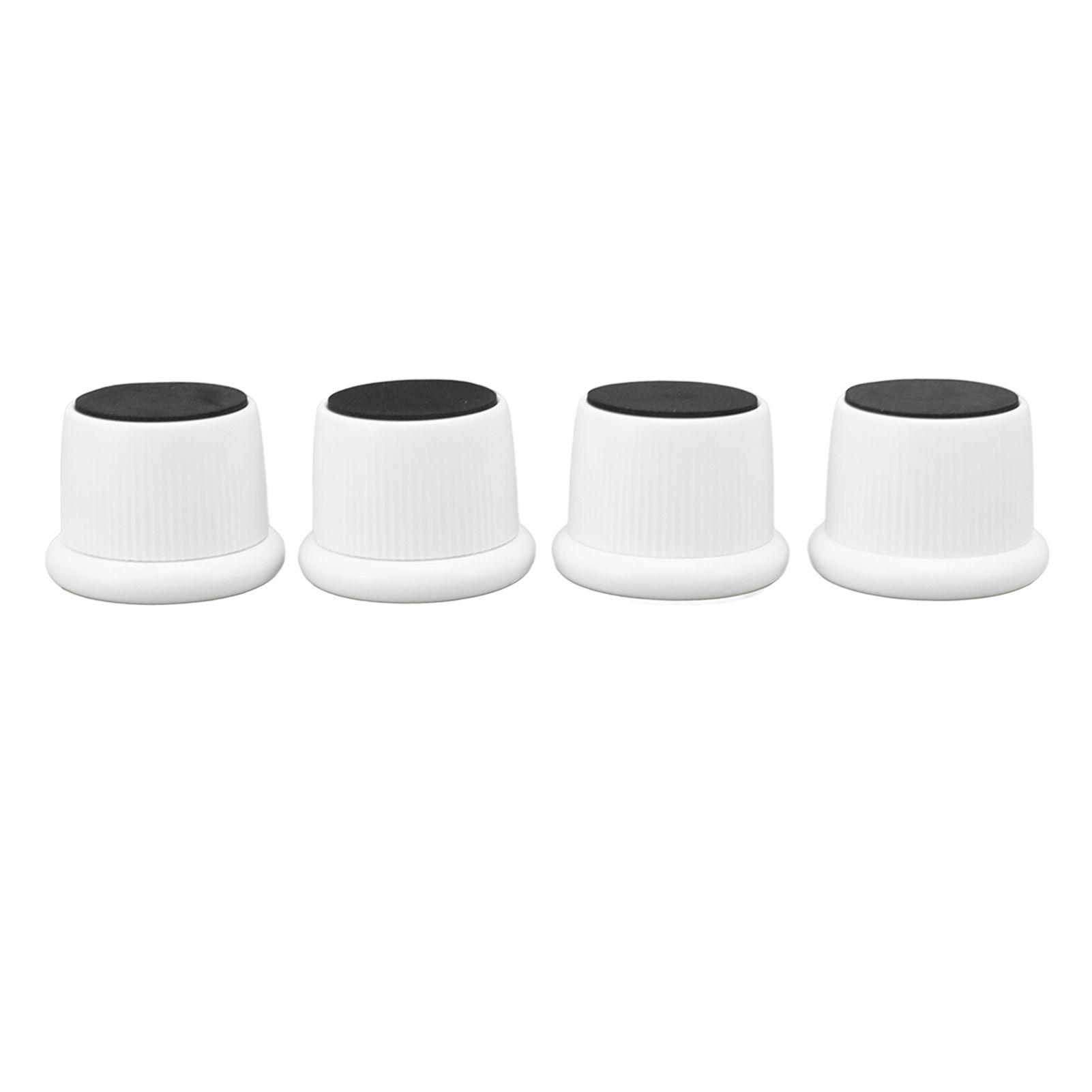 4Pcs Height Adjustable Furniture Riser Wear Resistant Non Slip Furniture Pads for Coffee Machine Sofa White - Image 1