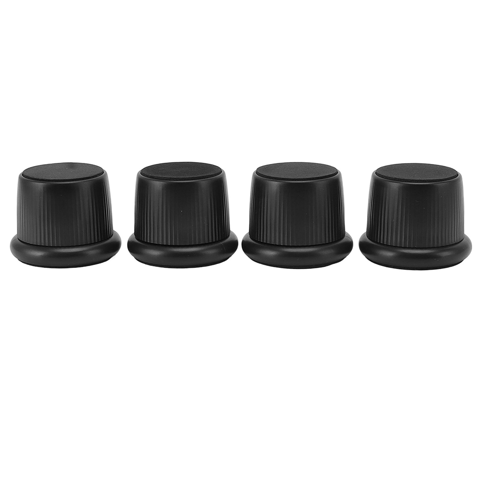 4Pcs Height Adjustable Furniture Riser Wear Resistant Non Slip Furniture Pads for Coffee Machine Sofa Black - Image 1