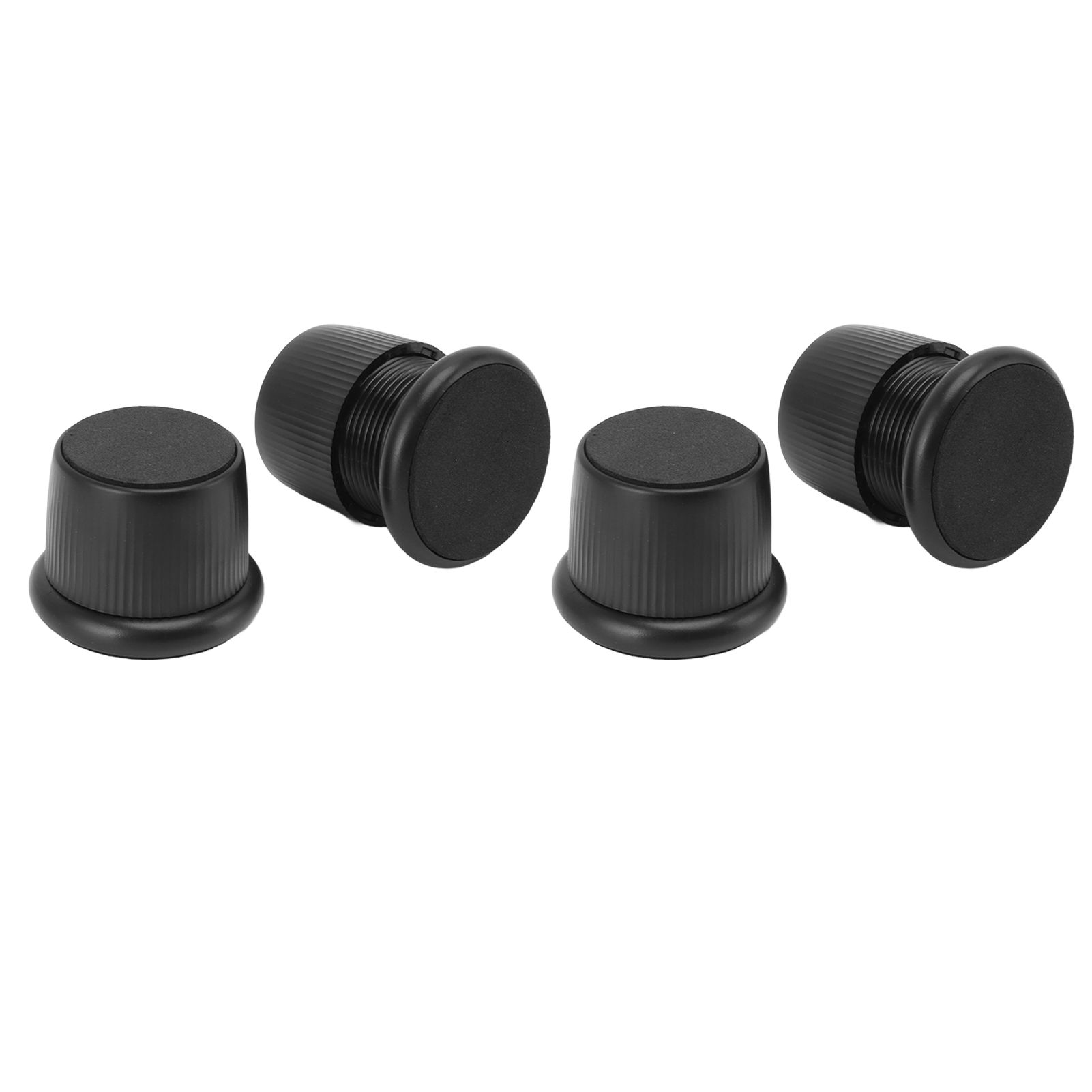 4Pcs Height Adjustable Furniture Riser Wear Resistant Non Slip Furniture Pads for Coffee Machine Sofa Black - Image 4