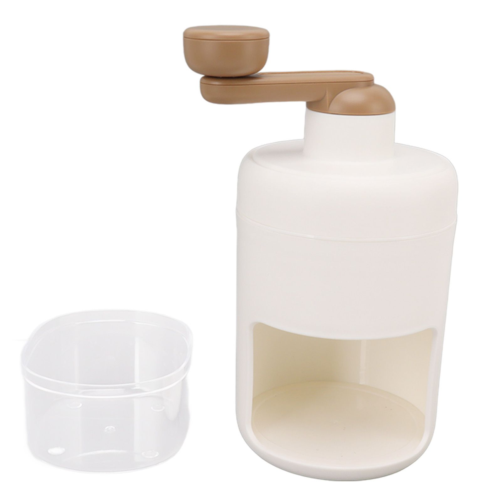 Manual Ice Crusher Hand Ice Shaver Machine Snow Cone Maker Drink DIY Set for Home Kitchen - Image 5