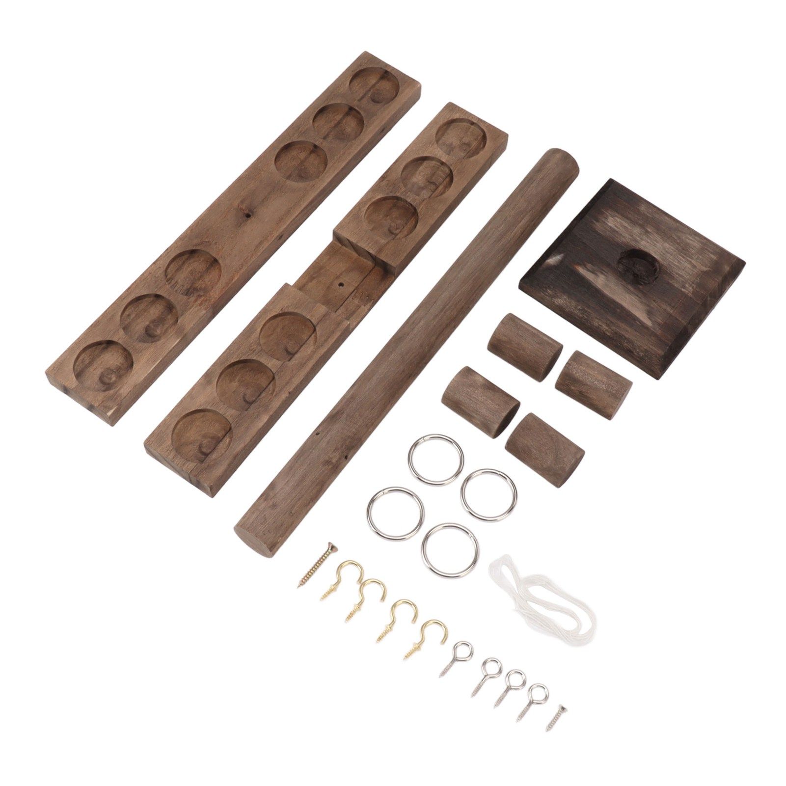 Hook and Ring Game for Four Players Wooden Hooks Fast Paced Interactive Game for Party Bar - Image 1