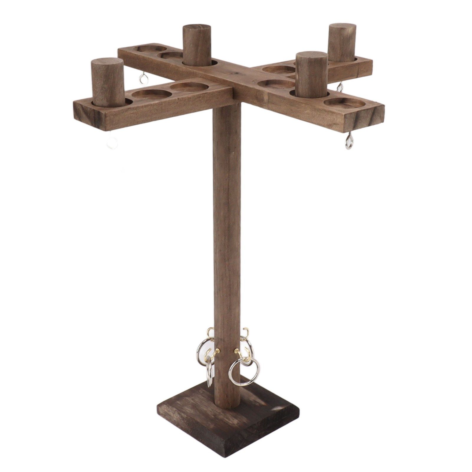 Hook and Ring Game for Four Players Wooden Hooks Fast Paced Interactive Game for Party Bar - Image 4