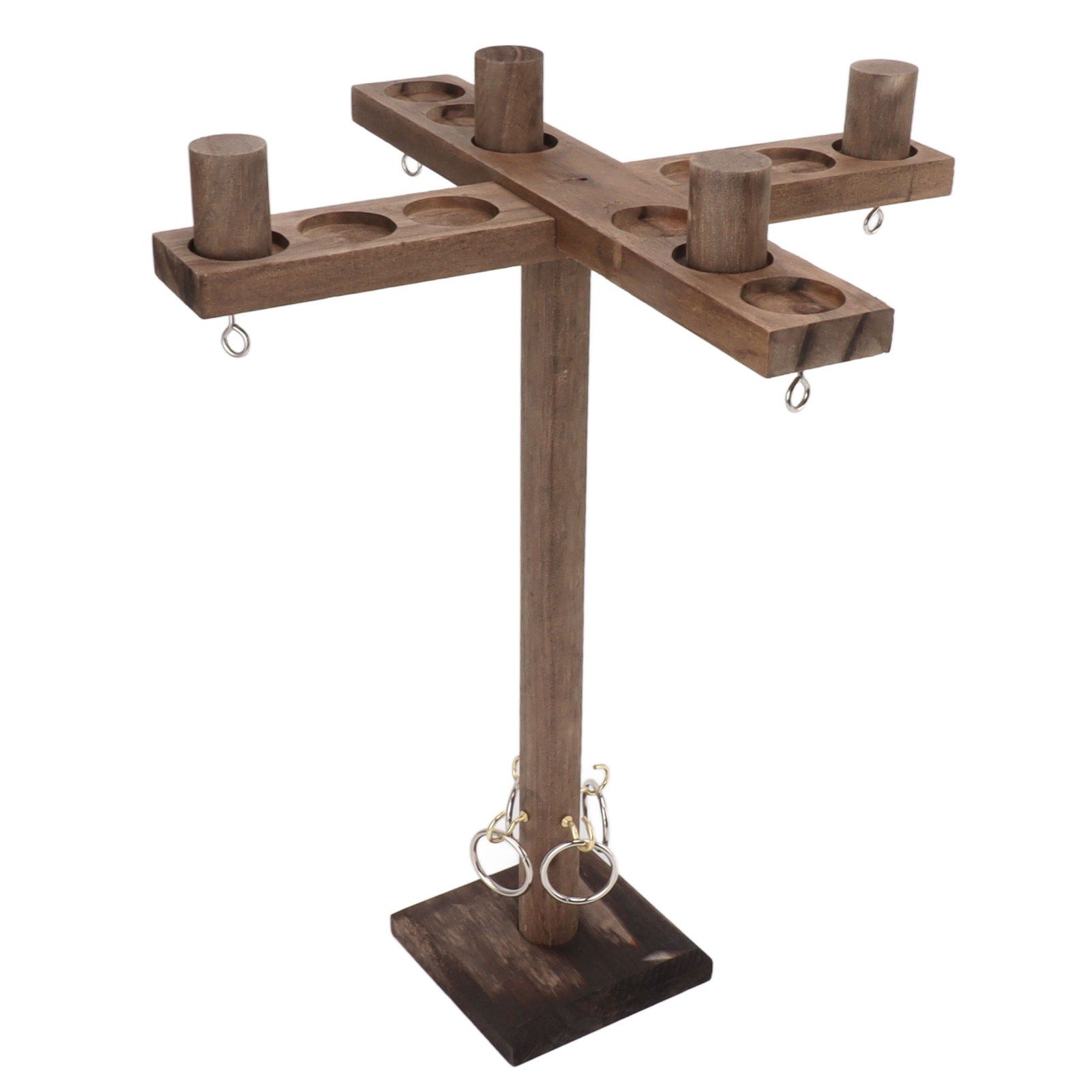 Hook and Ring Game for Four Players Wooden Hooks Fast Paced Interactive Game for Party Bar - Image 5