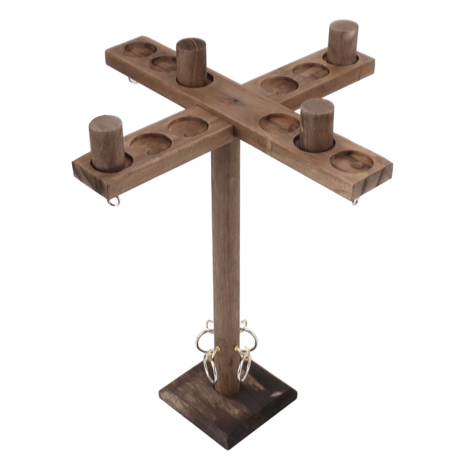Hook and Ring Game for Four Players Wooden Hooks Fast Paced Interactive Game for Party Bar - Image 6