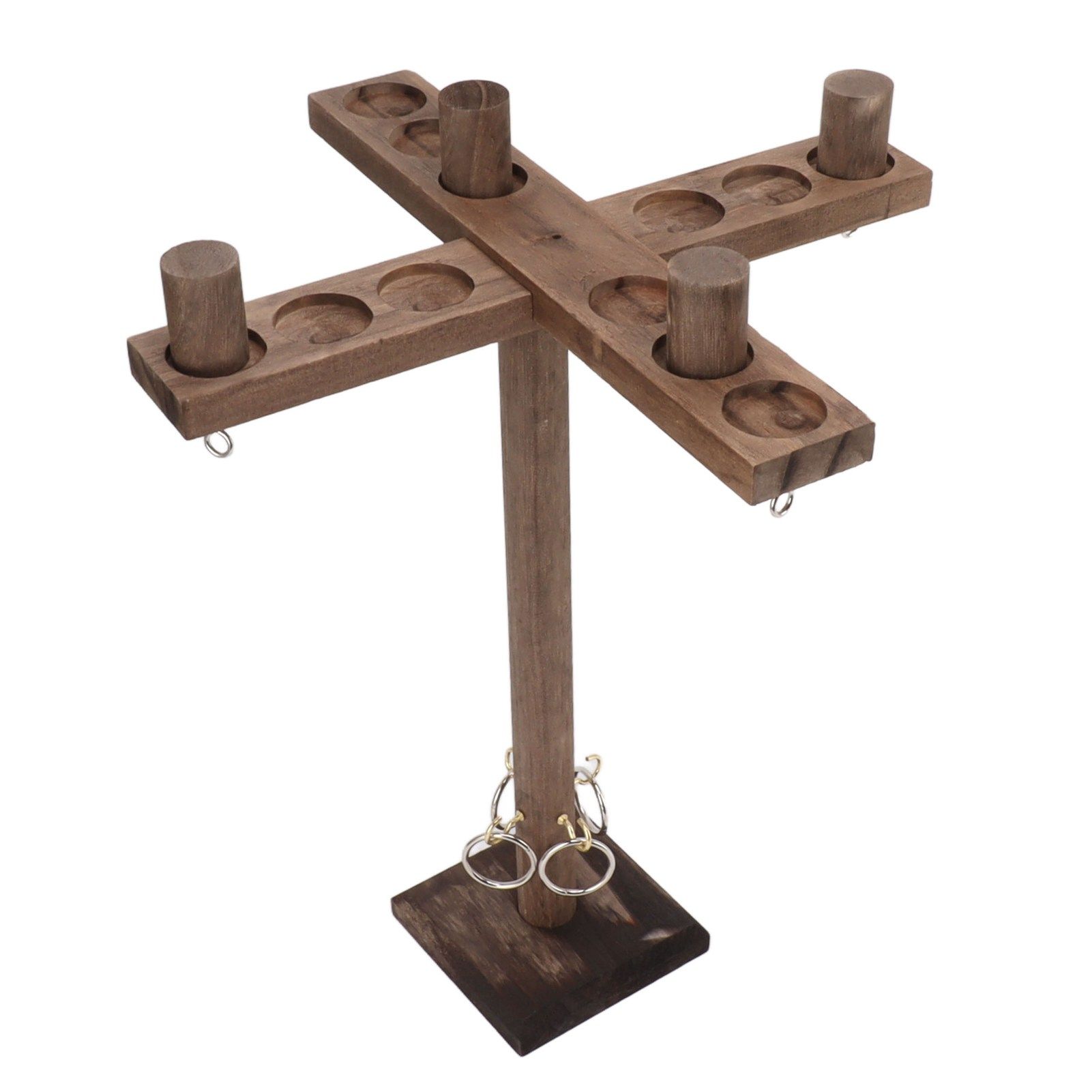 Hook and Ring Game for Four Players Wooden Hooks Fast Paced Interactive Game for Party Bar - Image 7