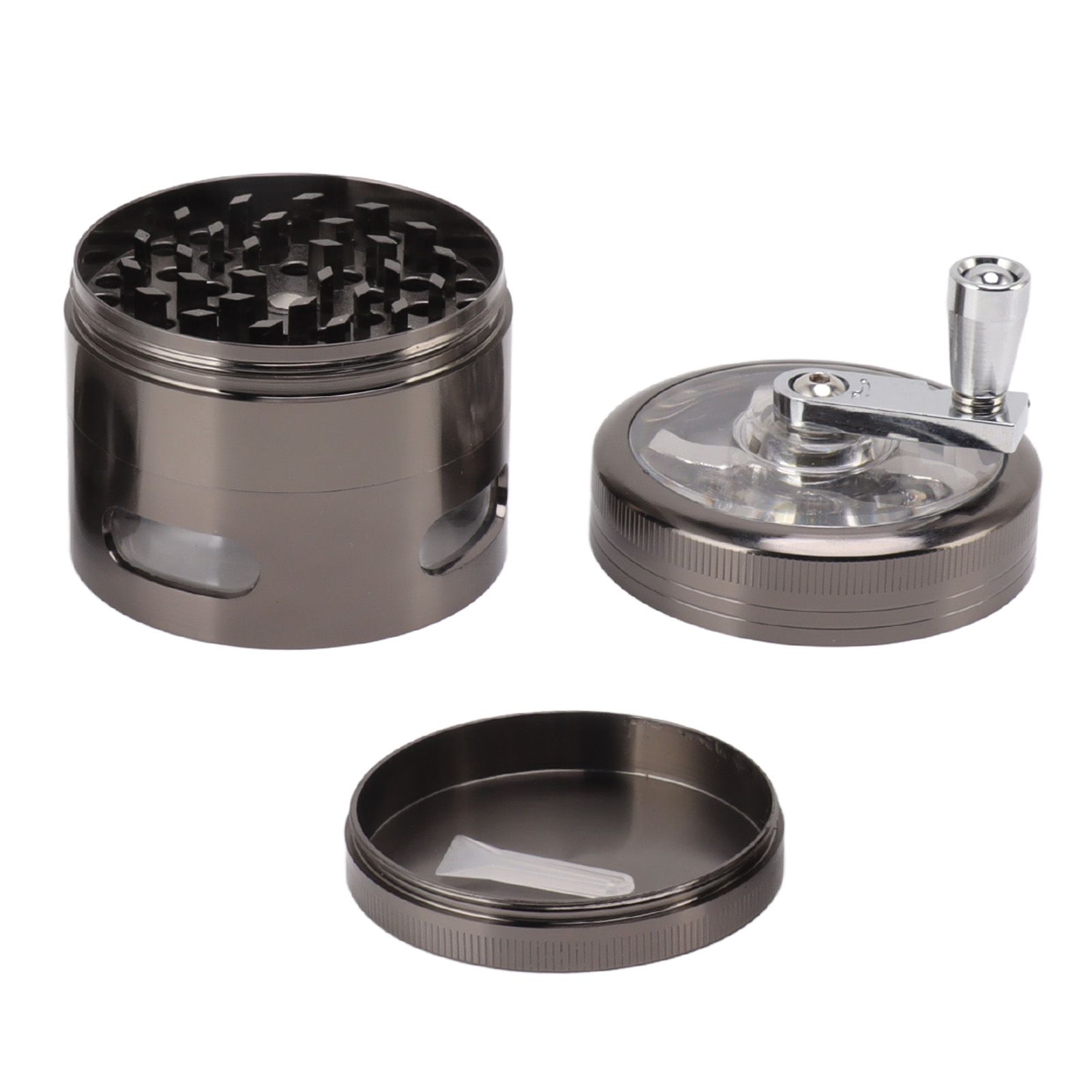 Manual Spice Grinder Zinc Alloy Portable Herb Mill Powder Grinding Machine for Household Use - Image 4