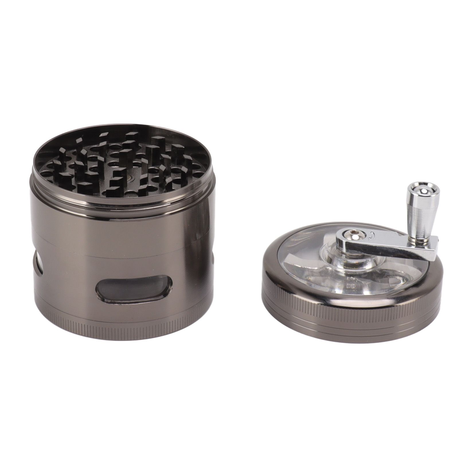 Manual Spice Grinder Zinc Alloy Portable Herb Mill Powder Grinding Machine for Household Use - Image 5