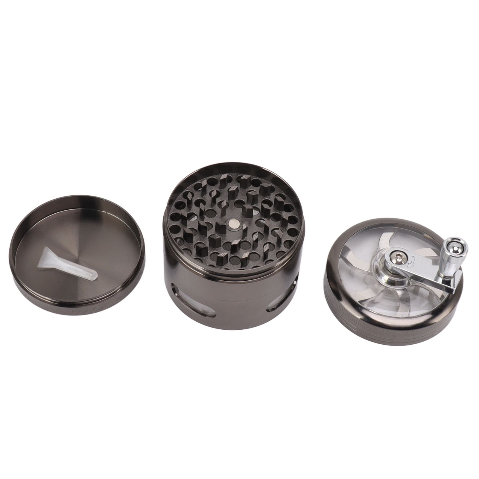 Manual Spice Grinder Zinc Alloy Portable Herb Mill Powder Grinding Machine for Household Use - Image 7