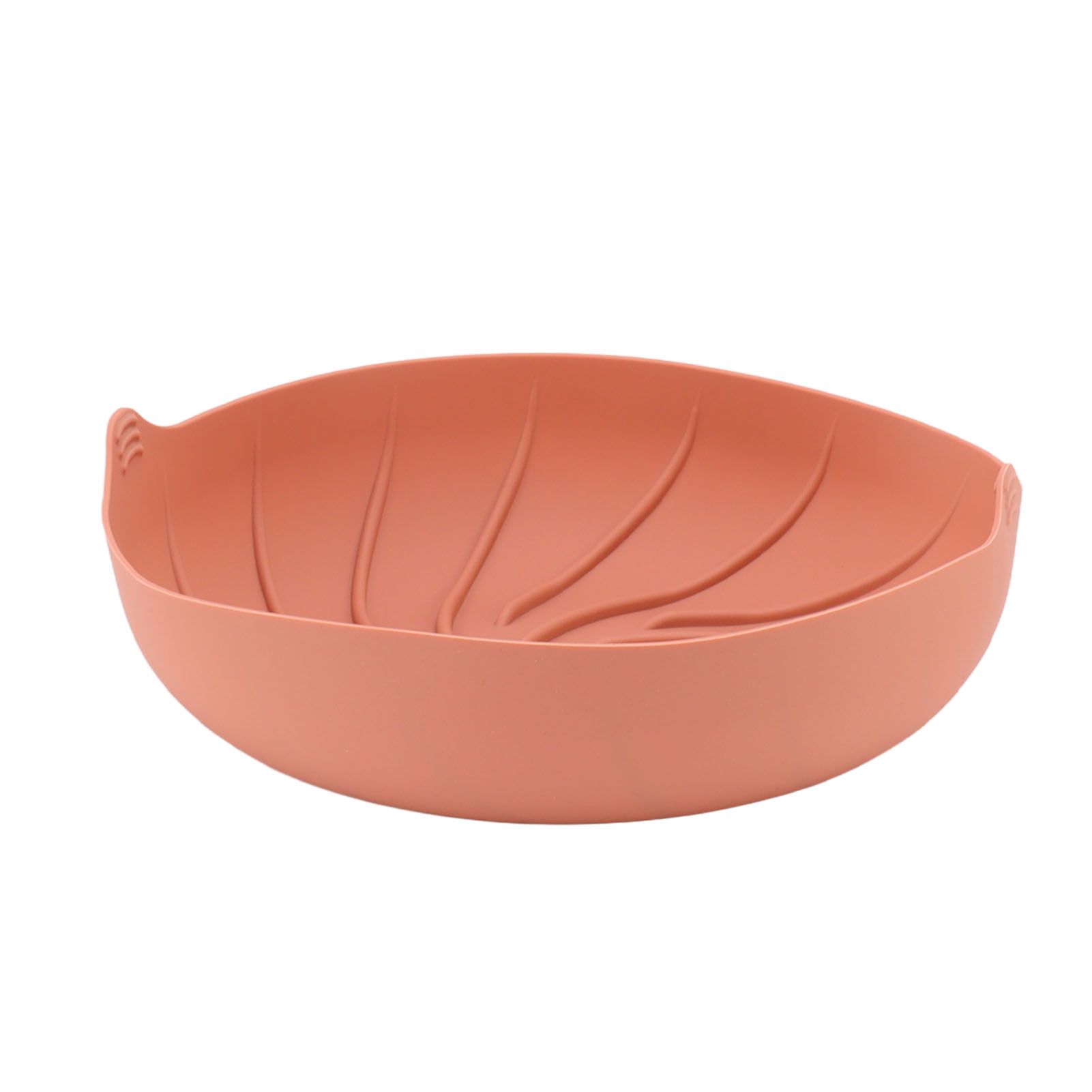 Fryer Silicone Liner Heat Resistant Silicone Fryer Liner Basket Reusable Round Fryers Silicone Pot for Home Kitchen Rose Red - Image 6