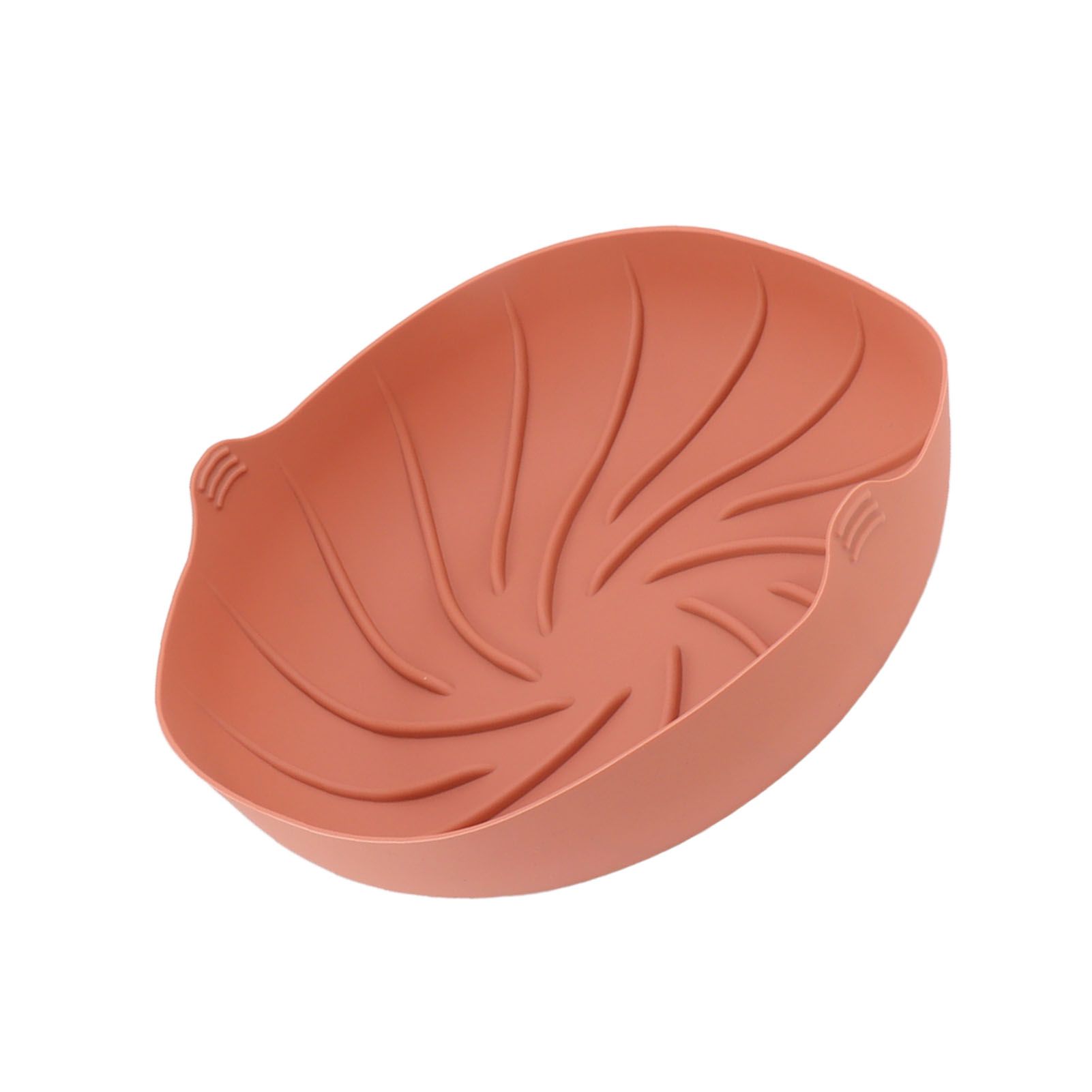 Fryer Silicone Liner Heat Resistant Silicone Fryer Liner Basket Reusable Round Fryers Silicone Pot for Home Kitchen Rose Red - Image 7