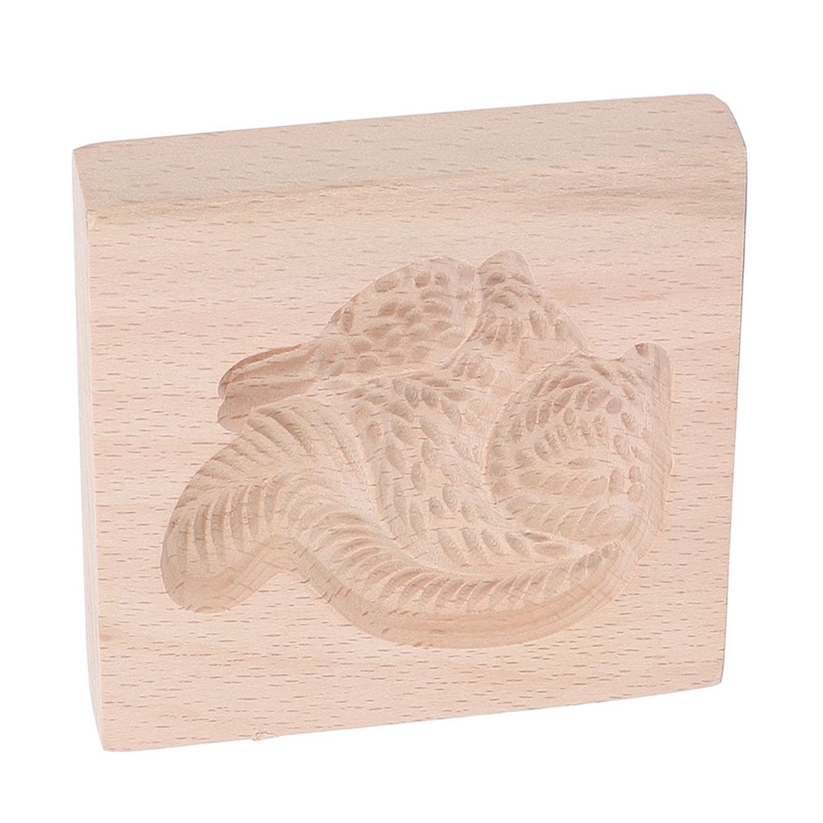 Wooden Cookie Mould Beechwood Reusable Washable Biscuit Press Stamp Mold for Kitchen Baking Squirrel - Image 8