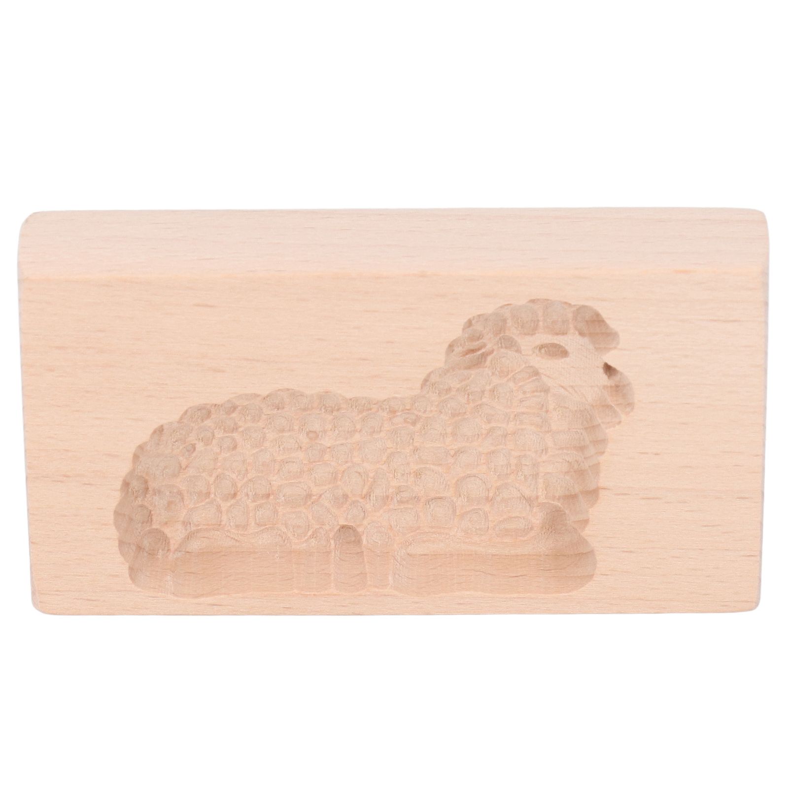 Animal Cookie Mold Lovely Vivid Wooden Biscuit Press Stamp Easy Demoulding Smoothly Cookie Mold Lamb - Image 2