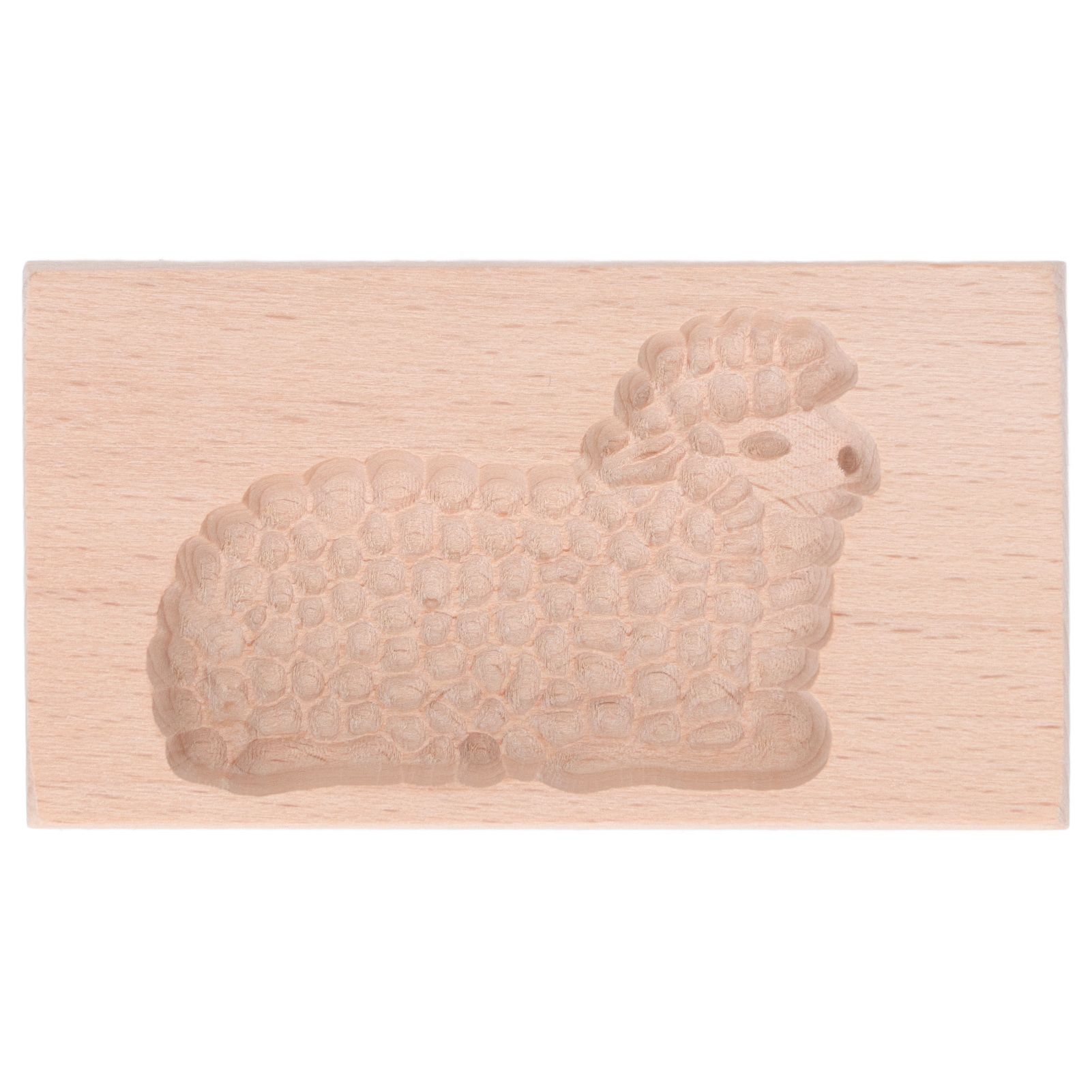 Animal Cookie Mold Lovely Vivid Wooden Biscuit Press Stamp Easy Demoulding Smoothly Cookie Mold Lamb - Image 7