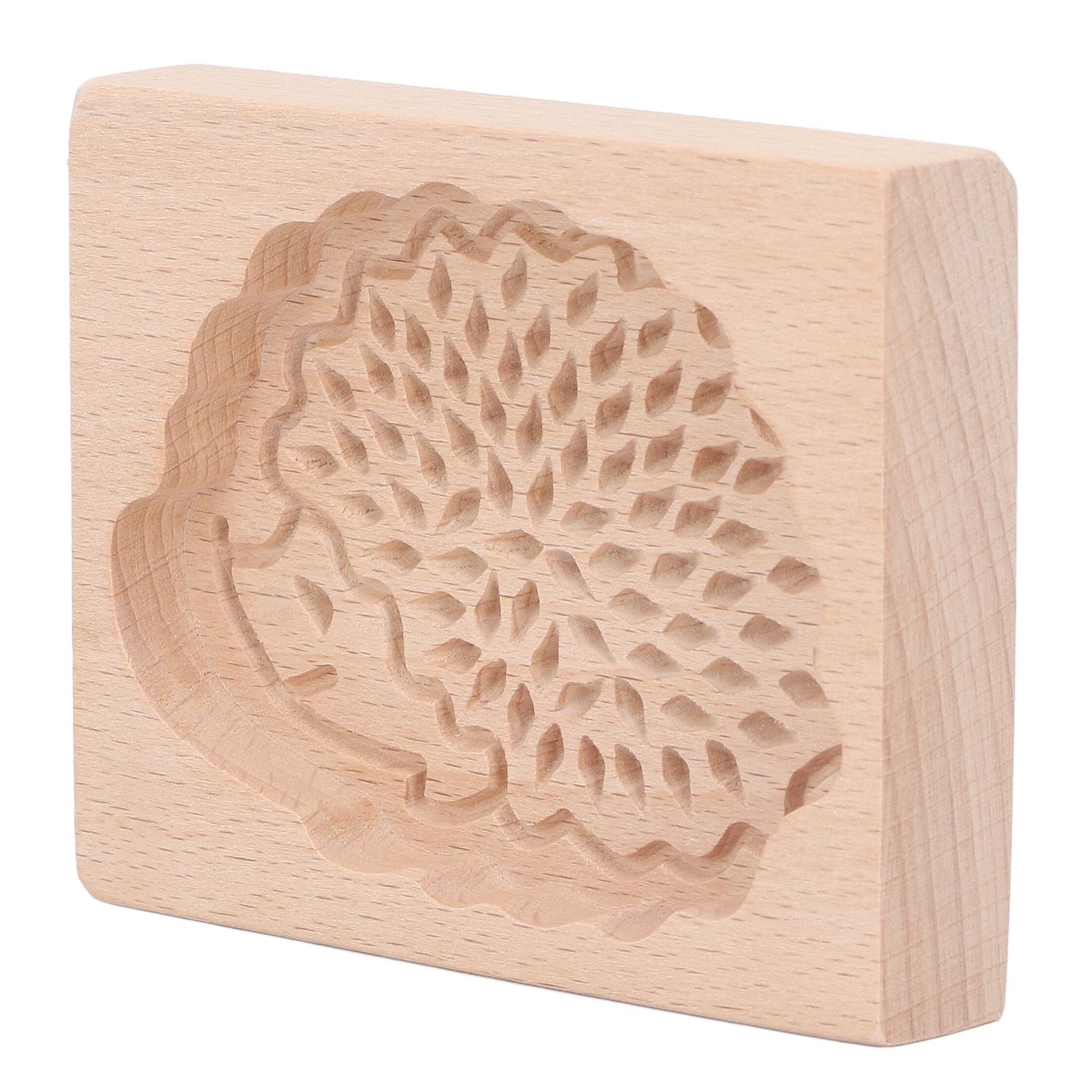Animal Cookie Mold Lovely Vivid Wooden Biscuit Press Stamp Easy Demoulding Smoothly Cookie Mold Hedgehog - Image 4