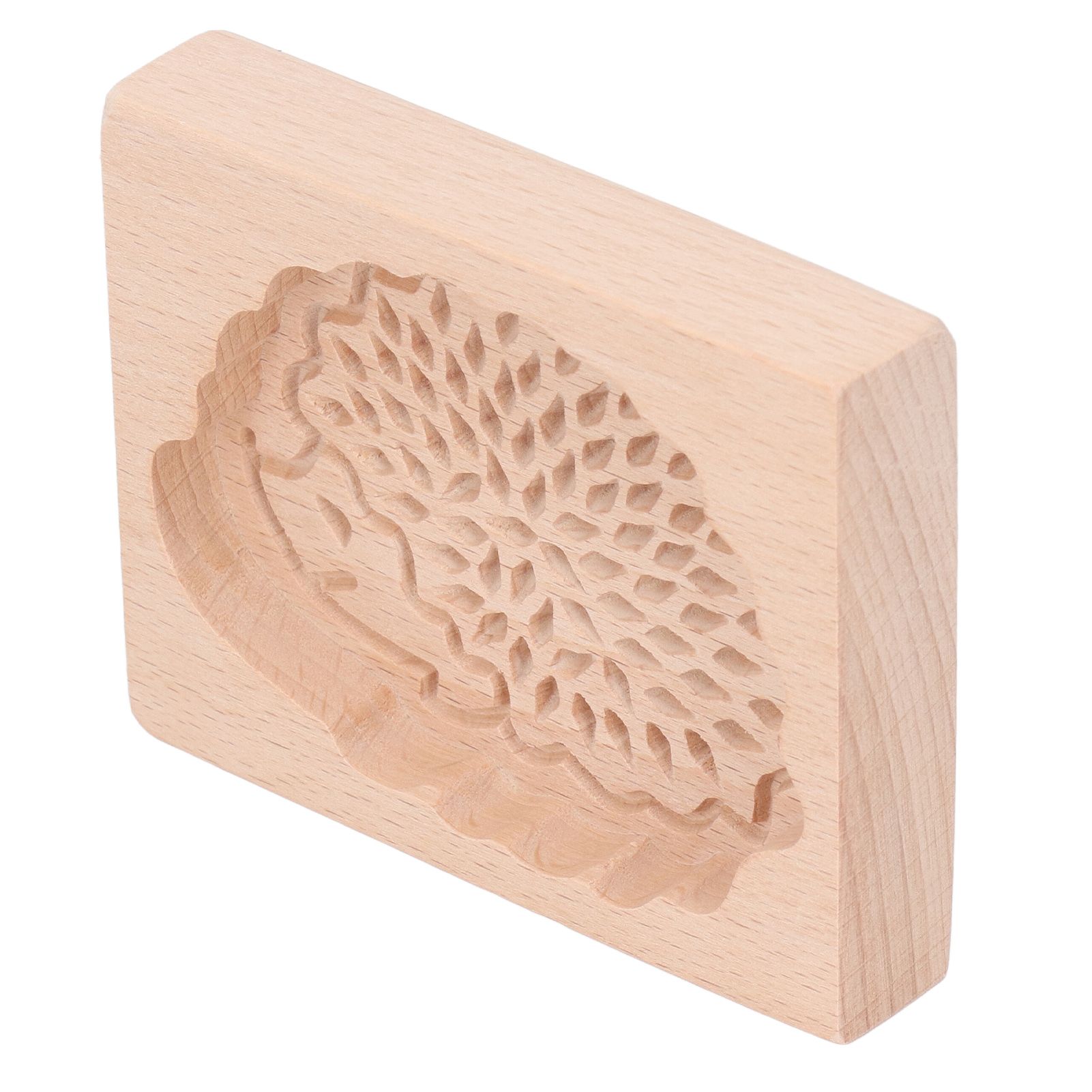 Animal Cookie Mold Lovely Vivid Wooden Biscuit Press Stamp Easy Demoulding Smoothly Cookie Mold Hedgehog - Image 5