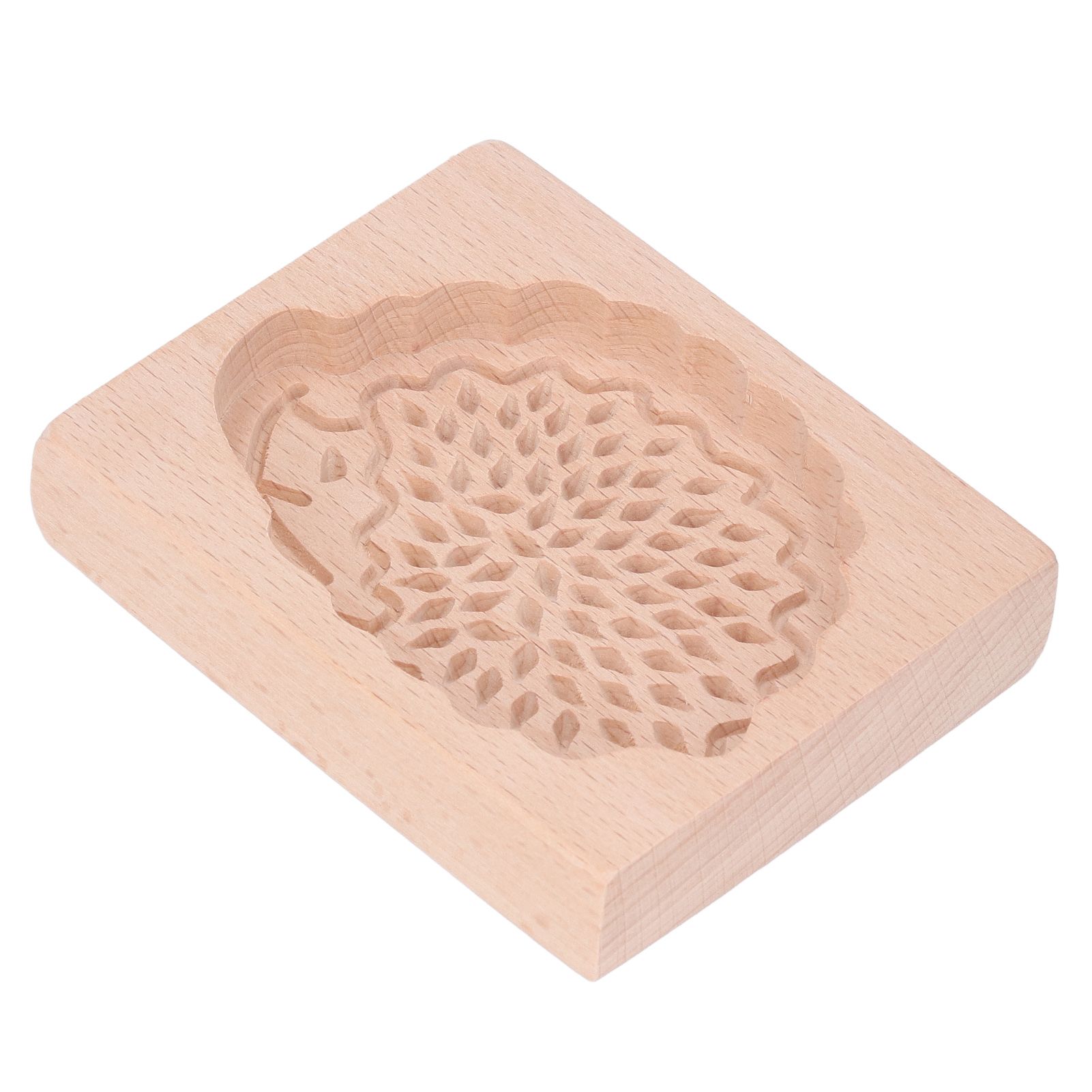 Animal Cookie Mold Lovely Vivid Wooden Biscuit Press Stamp Easy Demoulding Smoothly Cookie Mold Hedgehog - Image 6