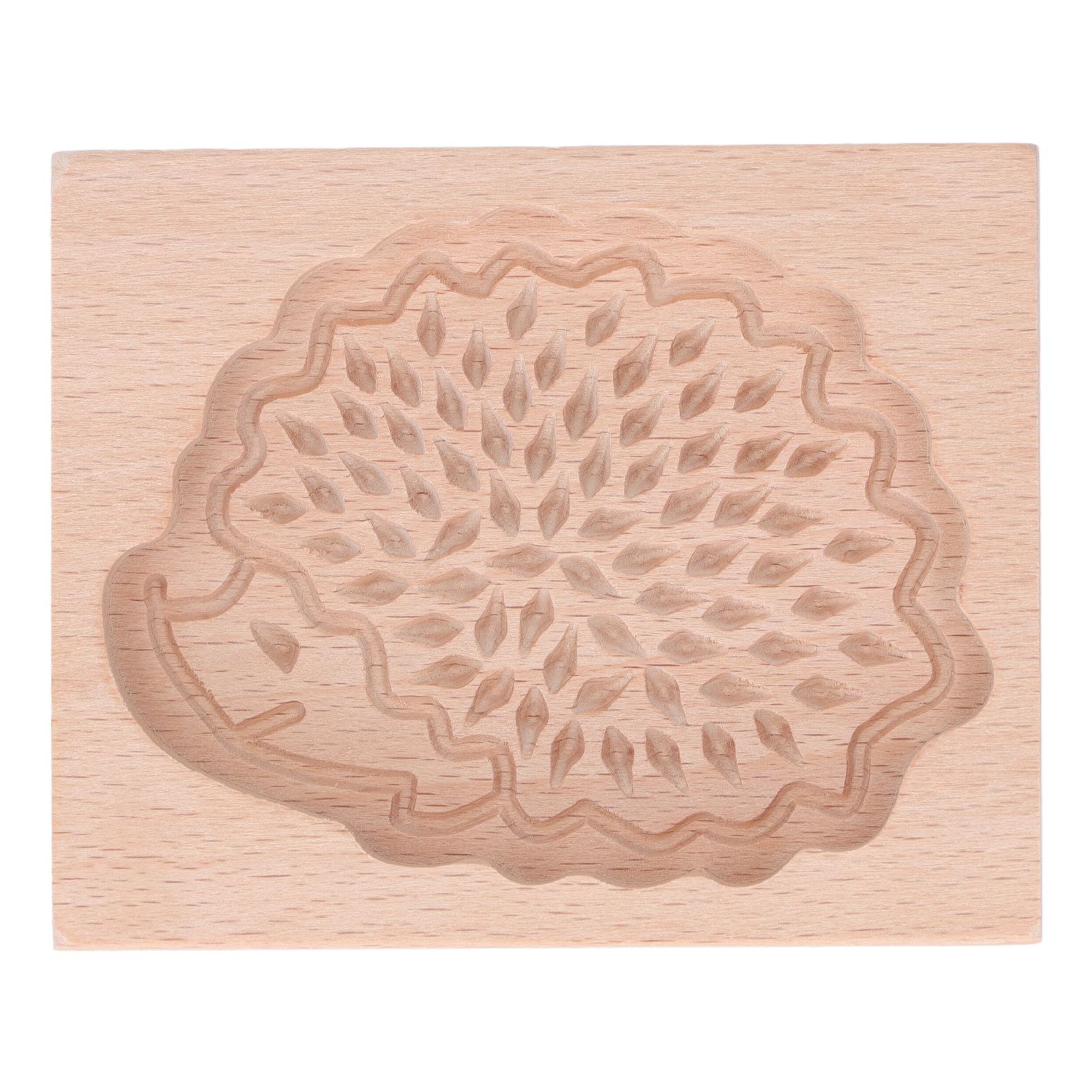 Animal Cookie Mold Lovely Vivid Wooden Biscuit Press Stamp Easy Demoulding Smoothly Cookie Mold Hedgehog - Image 8