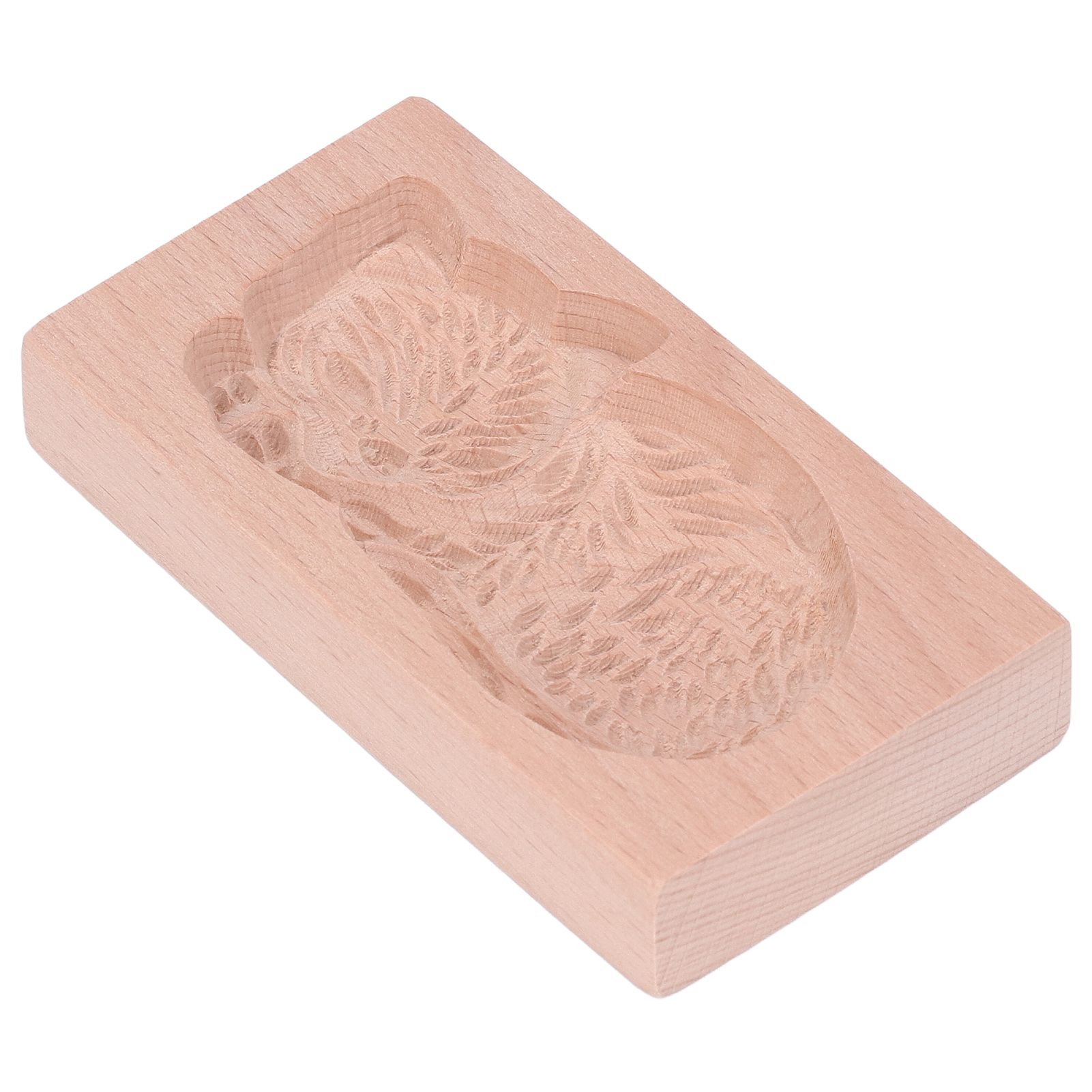 Animal Cookie Mold Lovely Vivid Wooden Biscuit Press Stamp Easy Demoulding Smoothly Cookie Mold Cat - Image 6