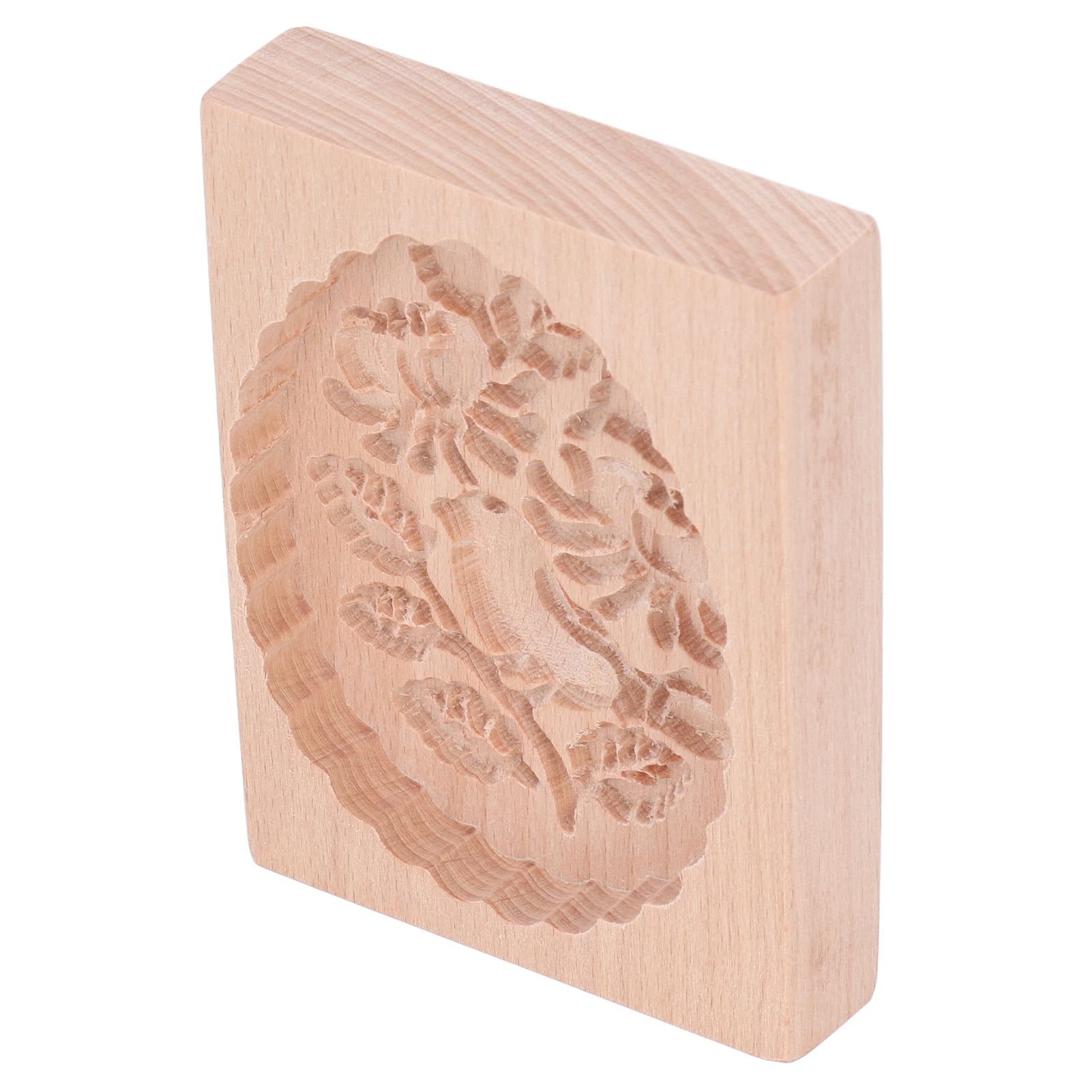Animal Cookie Mold Lovely Vivid Wooden Biscuit Press Stamp Easy Demoulding Smoothly Cookie Mold Titmouse - Image 8