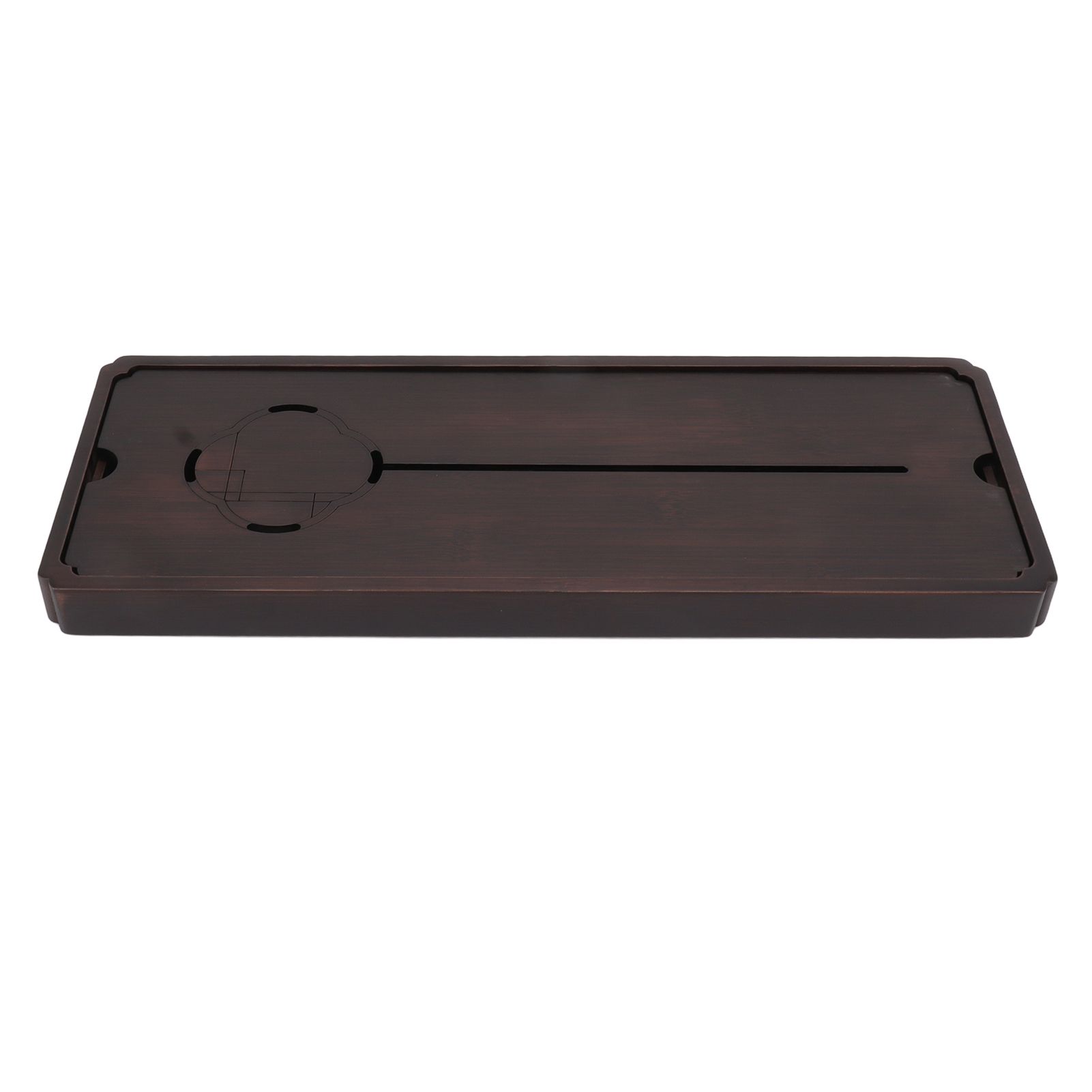Chinese Water Storage Drainage Tea Tray Bamboo Simple Decorative Robust Household Tea Serving Tray Large Size - Image 4