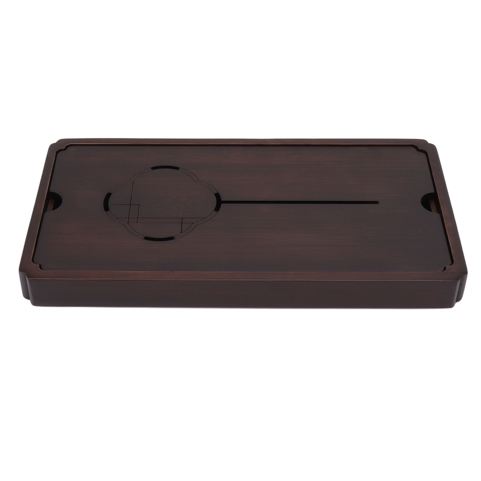 Chinese Water Storage Drainage Tea Tray Bamboo Simple Decorative Robust Household Tea Serving Tray Small Size - Image 7