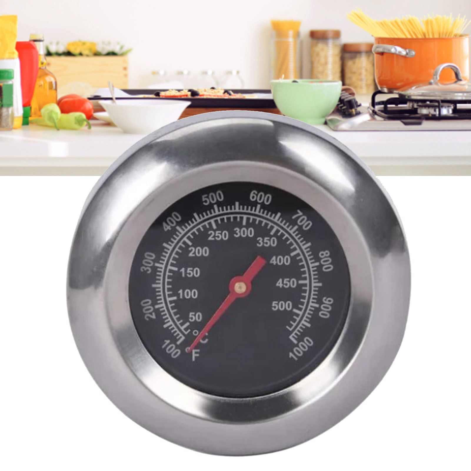 Grill Thermometer Alloy Steel High Accuracy M10 Thread Clear Scale Easy Assembly BBQ Thermometer for Kitchen Camping - Image 6