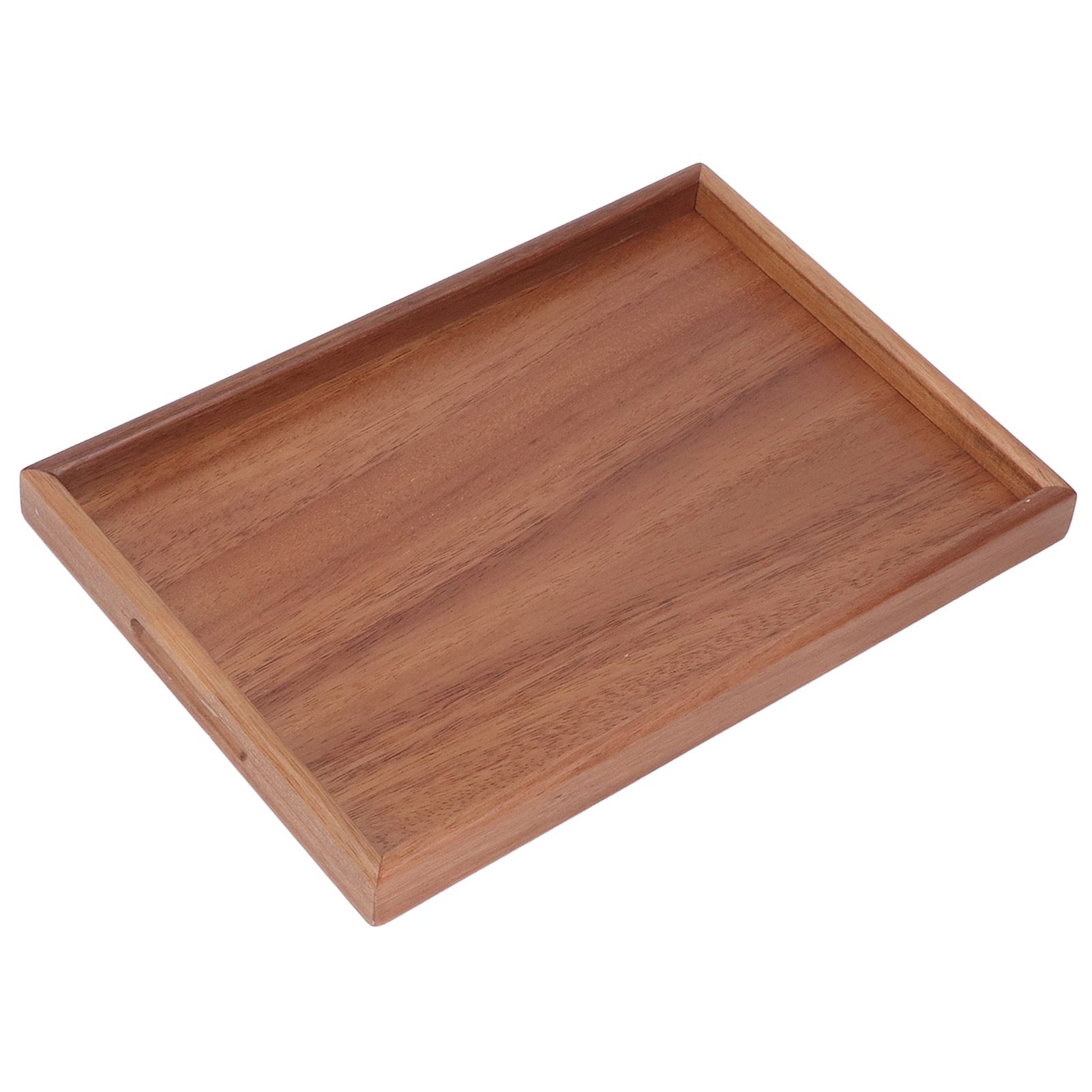 Bamboo Tea Serving Tray Multifunction Decorative Rectangle Bamboo Vanity Tray for Hotel Home Bathroom L - Image 7
