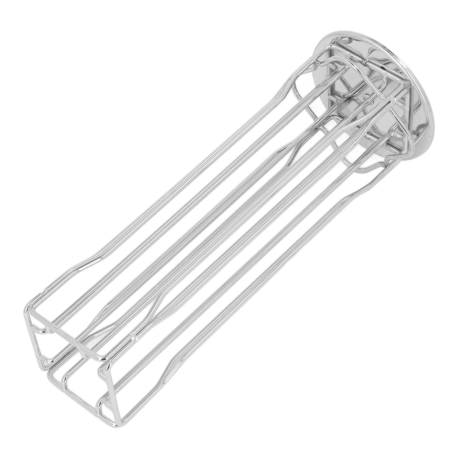 Coffee Capsule Stand 360° Rotation Anti Slip Thick Base Wrought Iron Capsule Pod Holder for Vertuoline 20pods Silver - Image 6