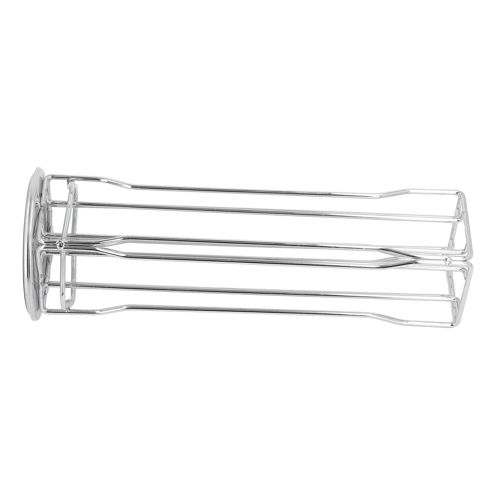 Coffee Capsule Stand 360° Rotation Anti Slip Thick Base Wrought Iron Capsule Pod Holder for Vertuoline 20pods Silver - Image 8