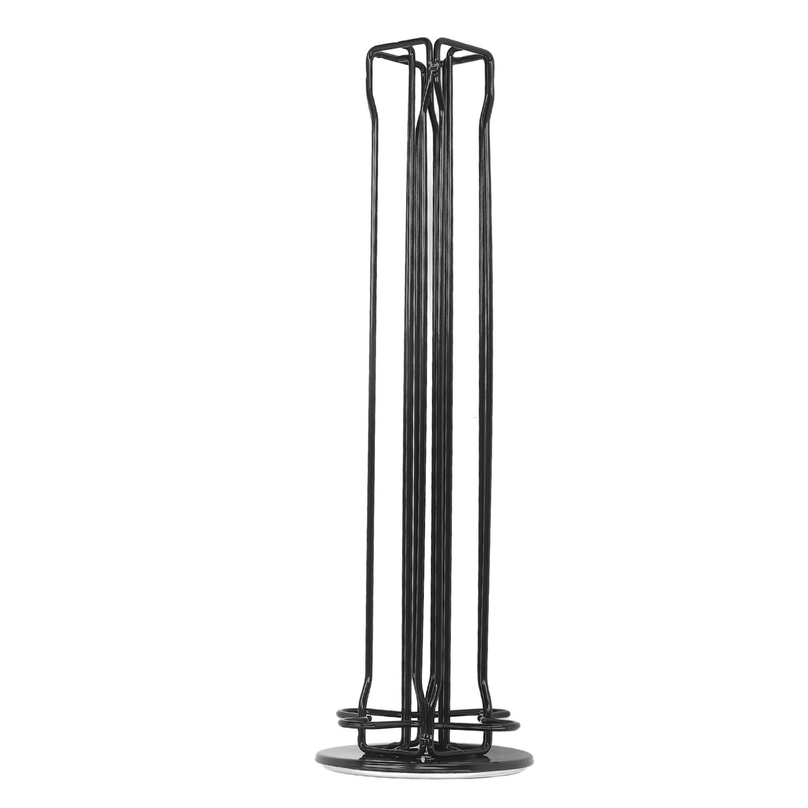 40 Capsule Coffee Pod Holder 360 Degree Rotating Carousel Storage Organizer Dispenser for Nespresso Capsule Black - Image 3