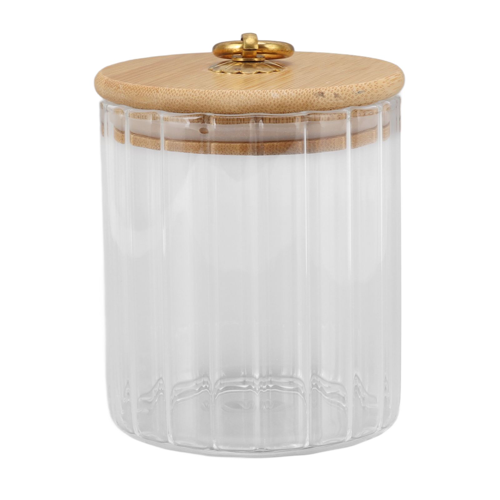 Food Storage Jar Clear Glass Canning Jar Moisture Proof with Sealed Lid for Tea Coffee Sugar Dried Fruit 500ml - Image 1