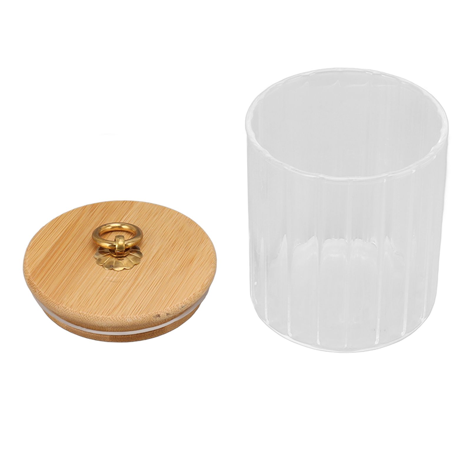Food Storage Jar Clear Glass Canning Jar Moisture Proof with Sealed Lid for Tea Coffee Sugar Dried Fruit 500ml - Image 4