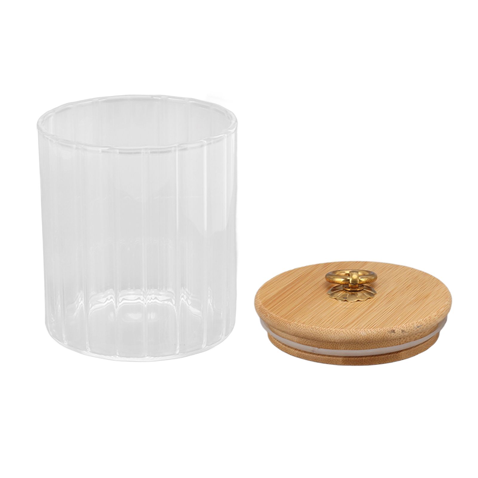Food Storage Jar Clear Glass Canning Jar Moisture Proof with Sealed Lid for Tea Coffee Sugar Dried Fruit 500ml - Image 5