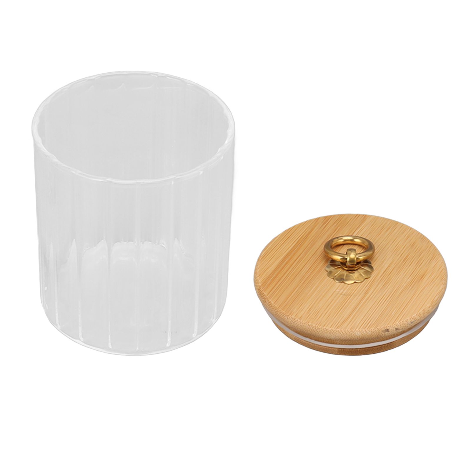 Food Storage Jar Clear Glass Canning Jar Moisture Proof with Sealed Lid for Tea Coffee Sugar Dried Fruit 500ml - Image 6