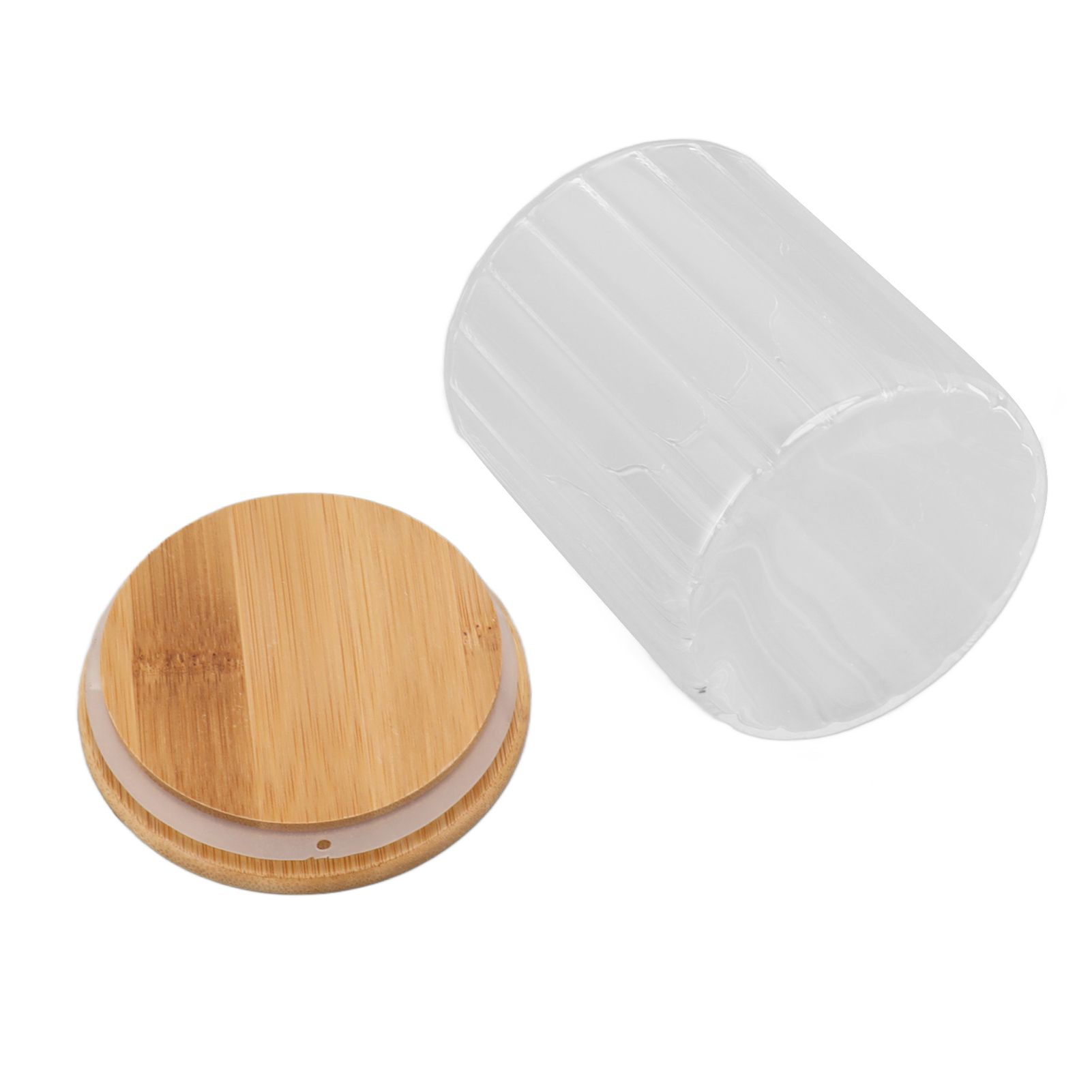 Food Storage Jar Clear Glass Canning Jar Moisture Proof with Sealed Lid for Tea Coffee Sugar Dried Fruit 500ml - Image 7